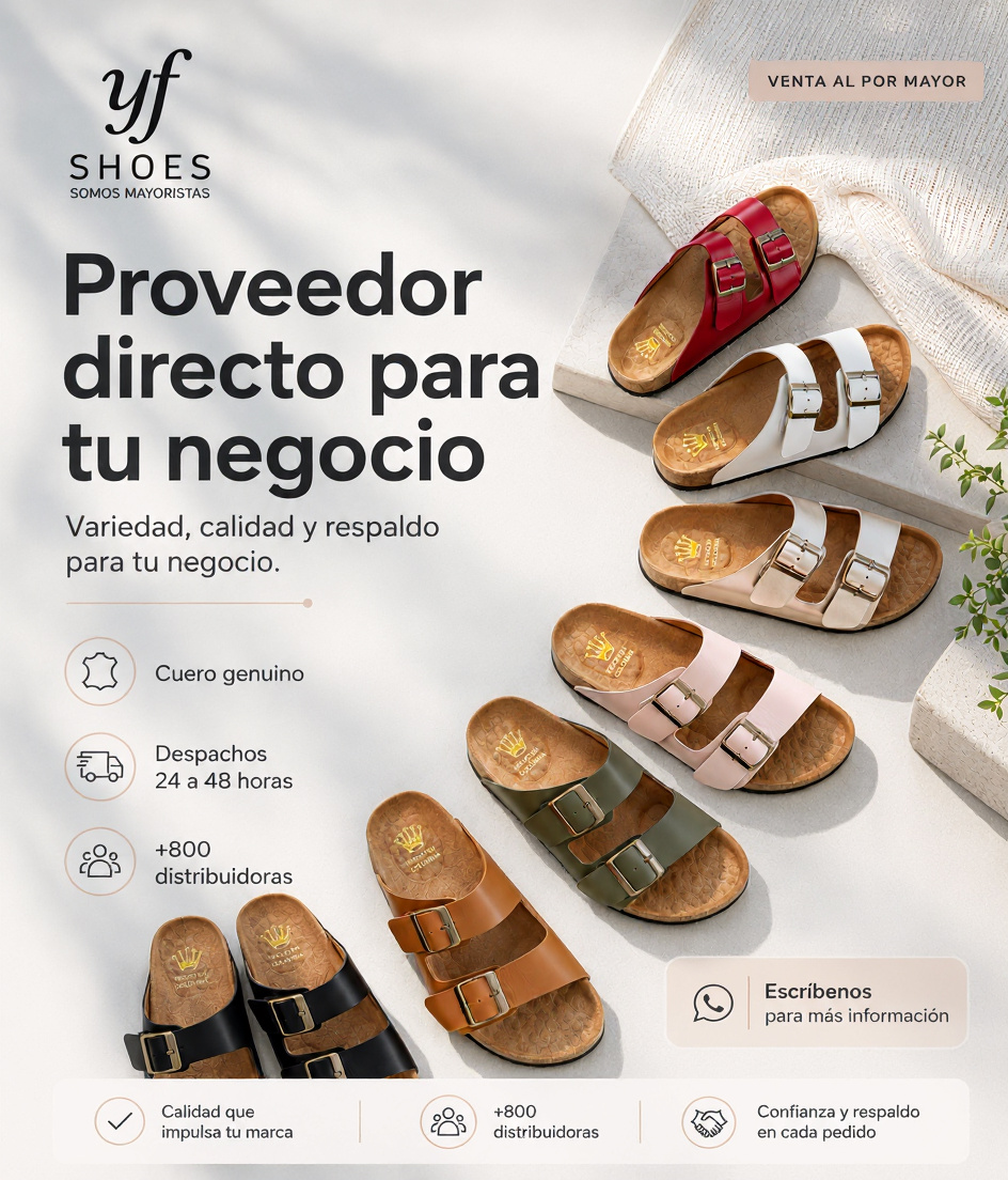 YF SHOES Facebook ad: Venta al por mayor