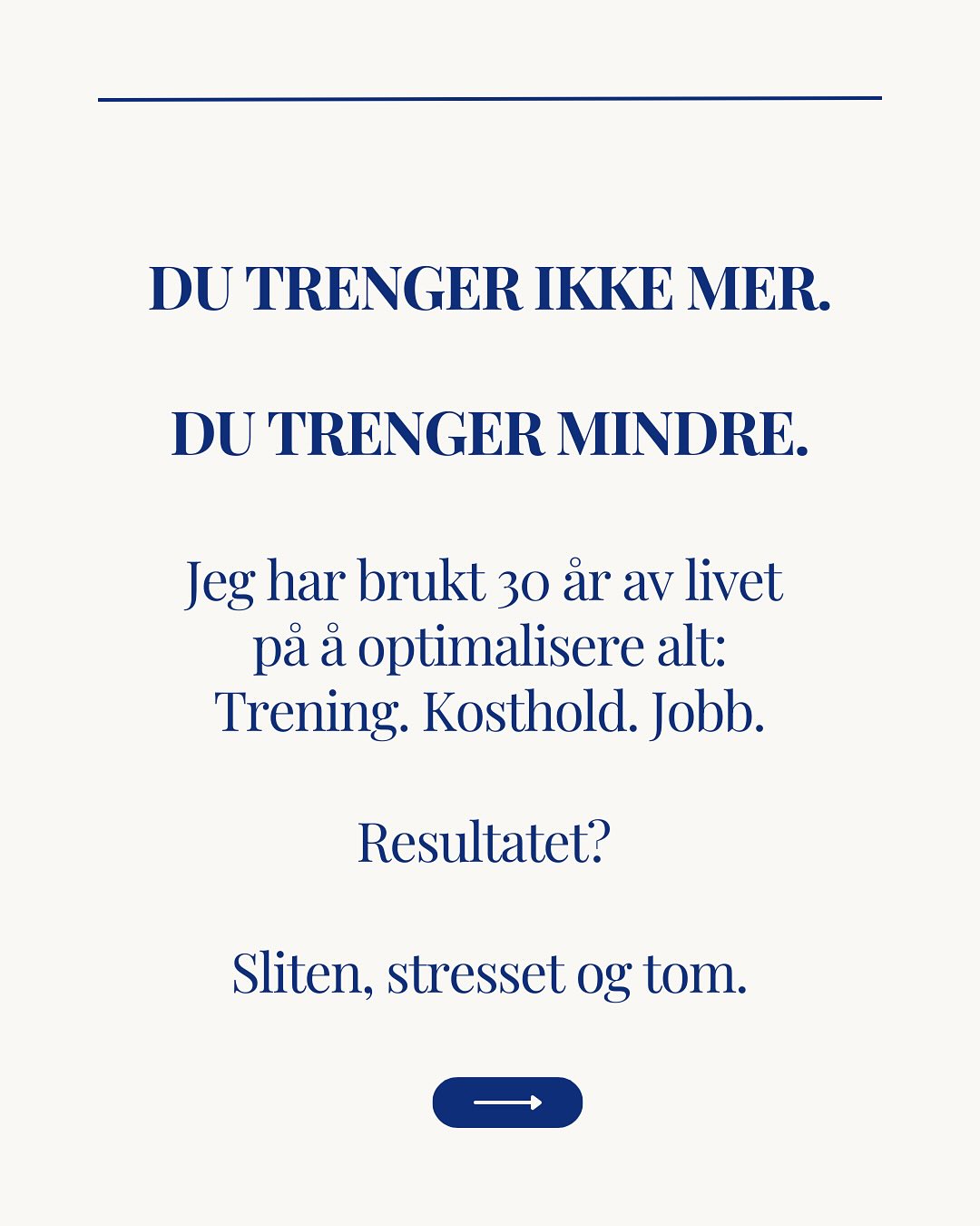 Børge A. Fagerli Facebook ad: Jeg brukte 30 år på å jage «mer».