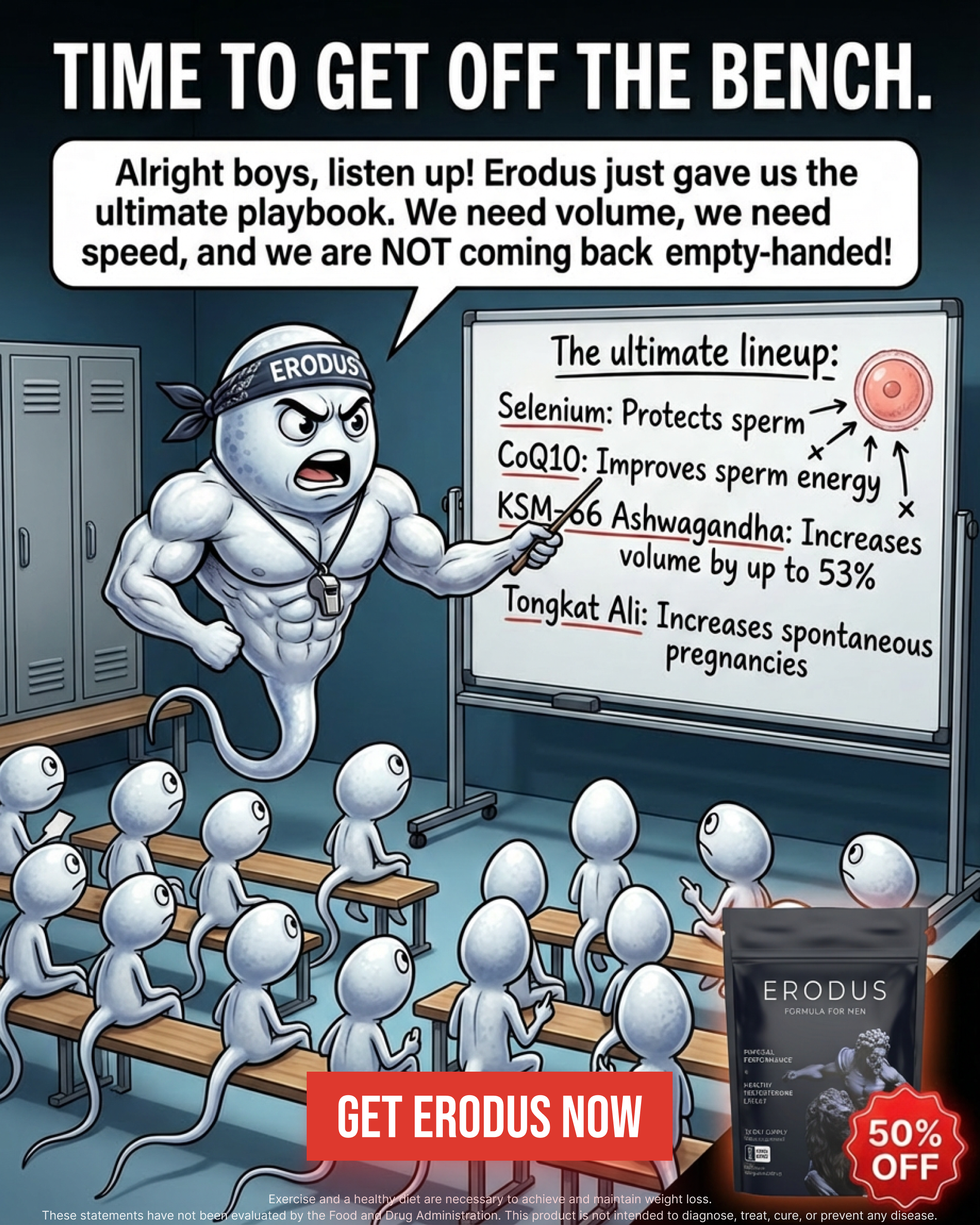 Erodus Formula For Men Facebook ad
