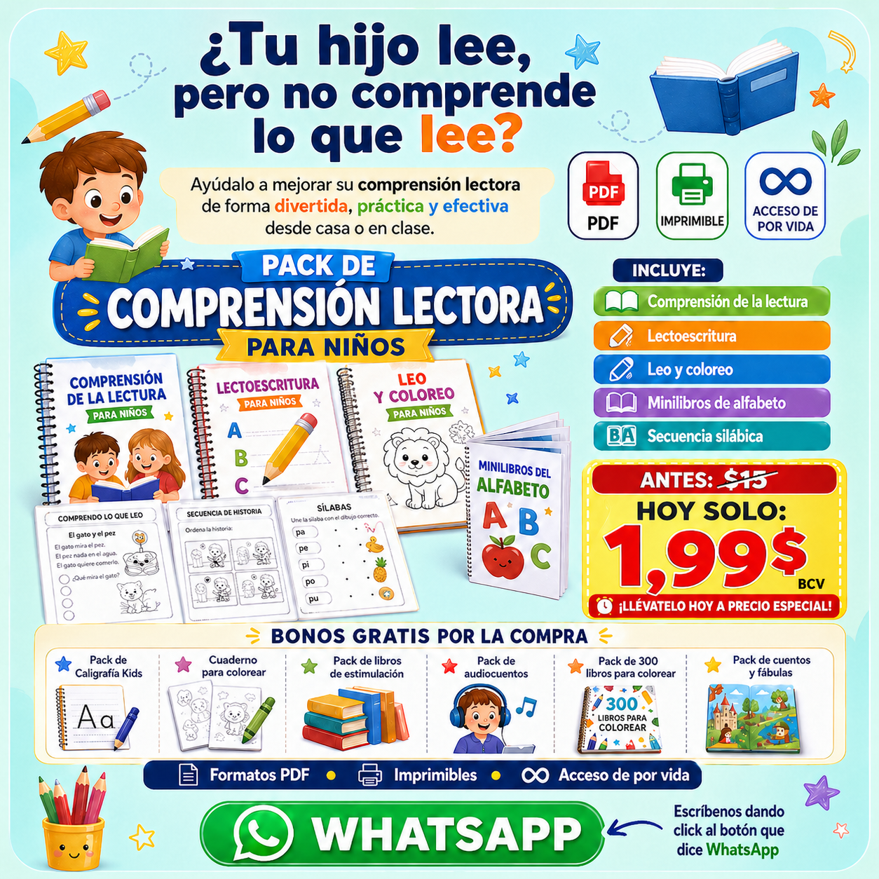 Cursolutions Facebook ad: Chatea con nosotros ando click al botón