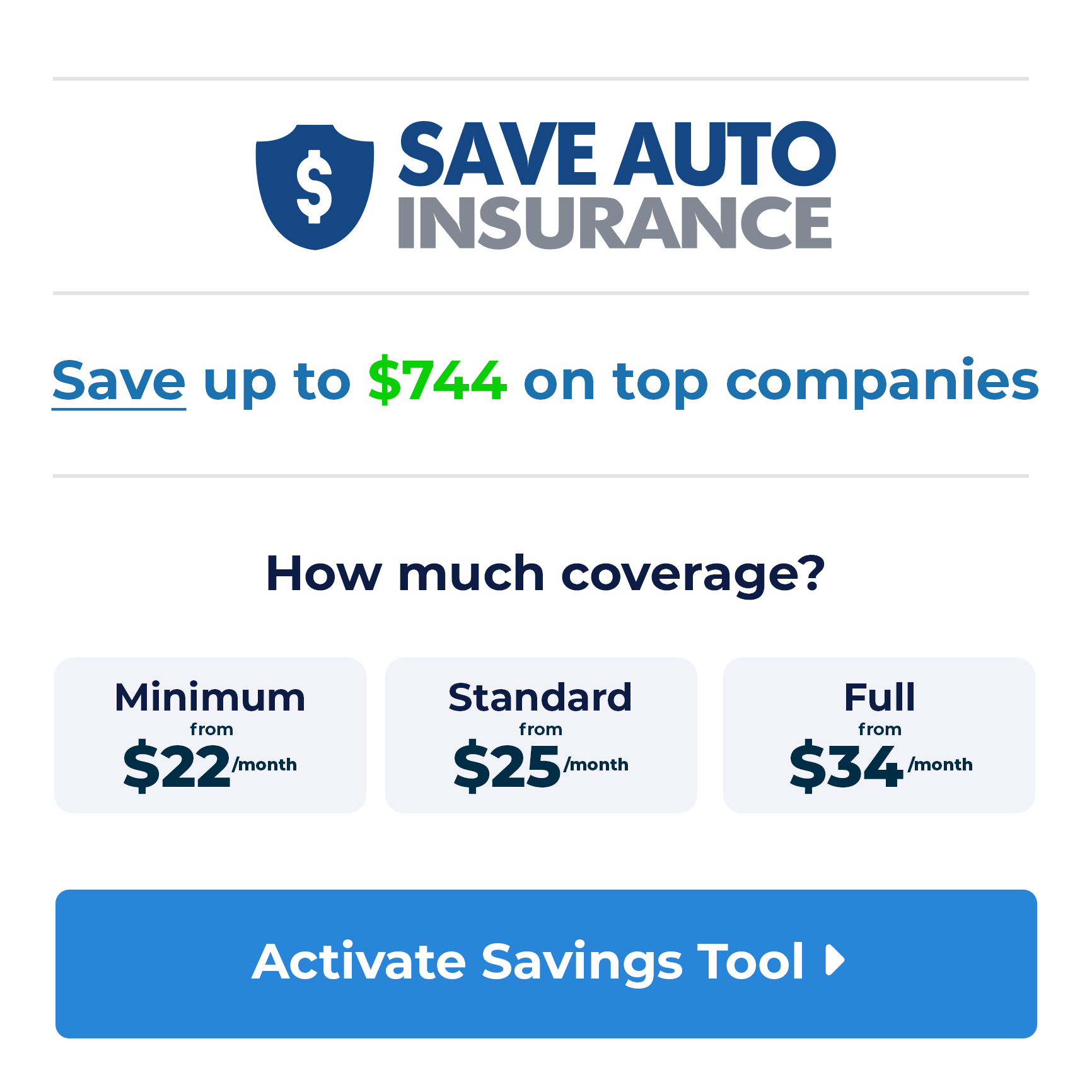 Save Auto Insurance Facebook ad
