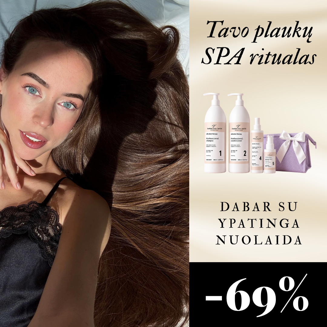 Derma DNA Lietuva Facebook ad: Dovanok savo plaukams šilko pojūtį