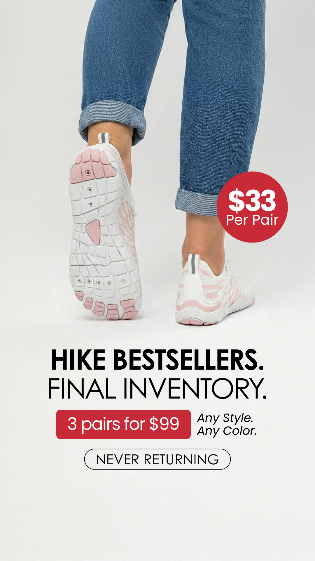 HIKE Footwear Facebook ad