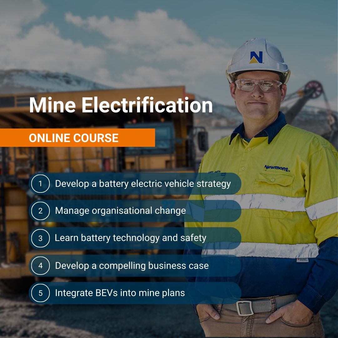 AusIMM Facebook ad: Mine Electrification Associate Certificate Course…