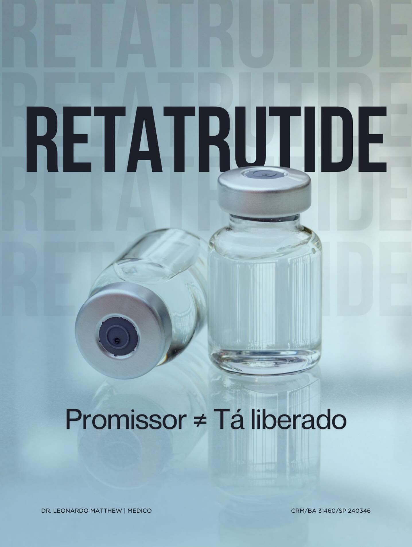 Dr Leonardo Matthew Facebook ad: Retatrutide é uma medicação nova, publicada no New…