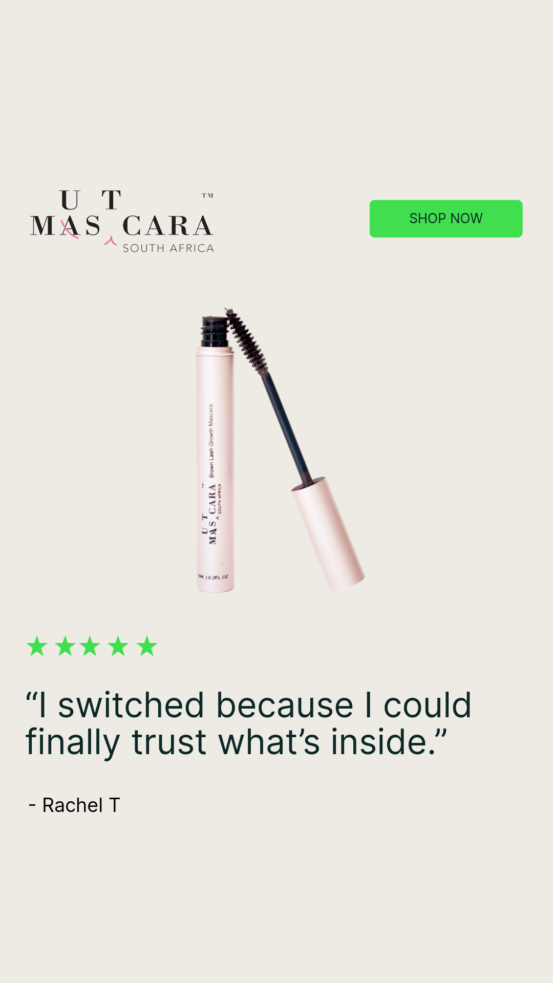 Mustcara South Africa  Facebook ad