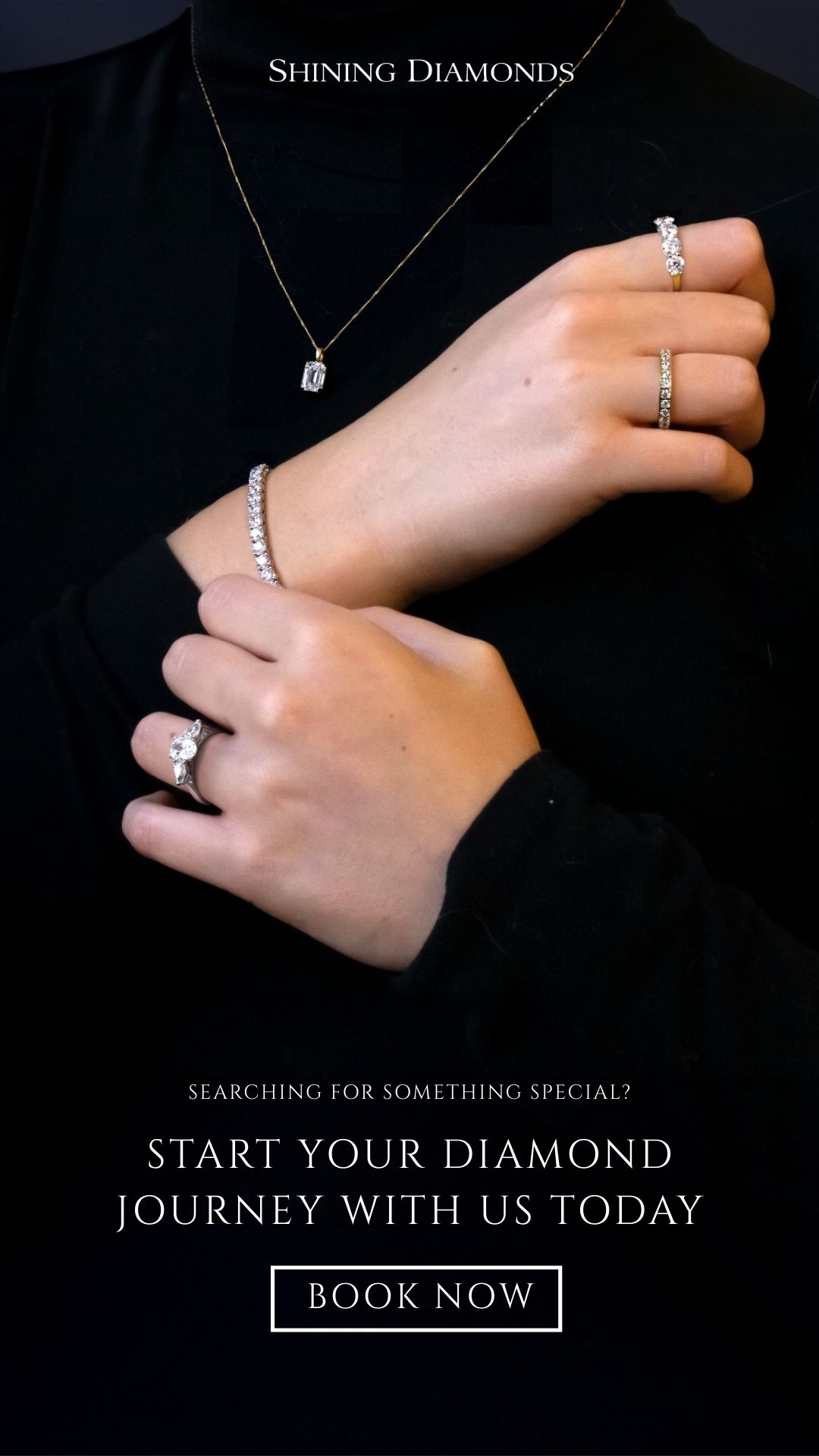 Shining Diamonds Facebook ad