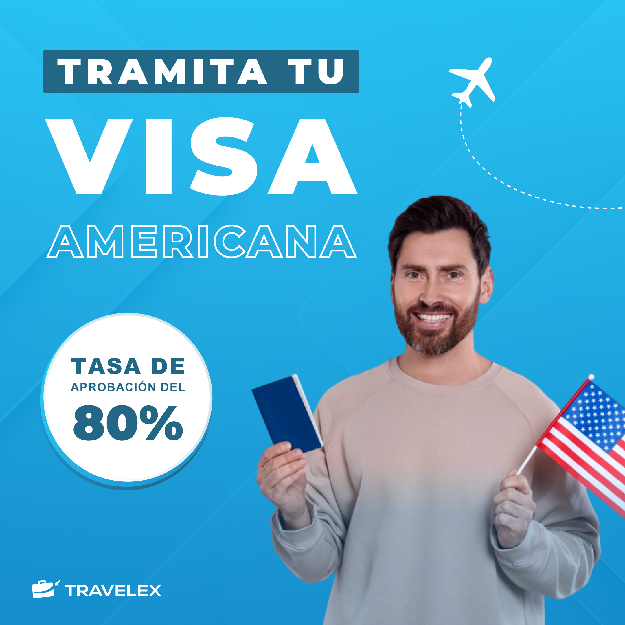 Travelex Facebook ad: Visa Americana