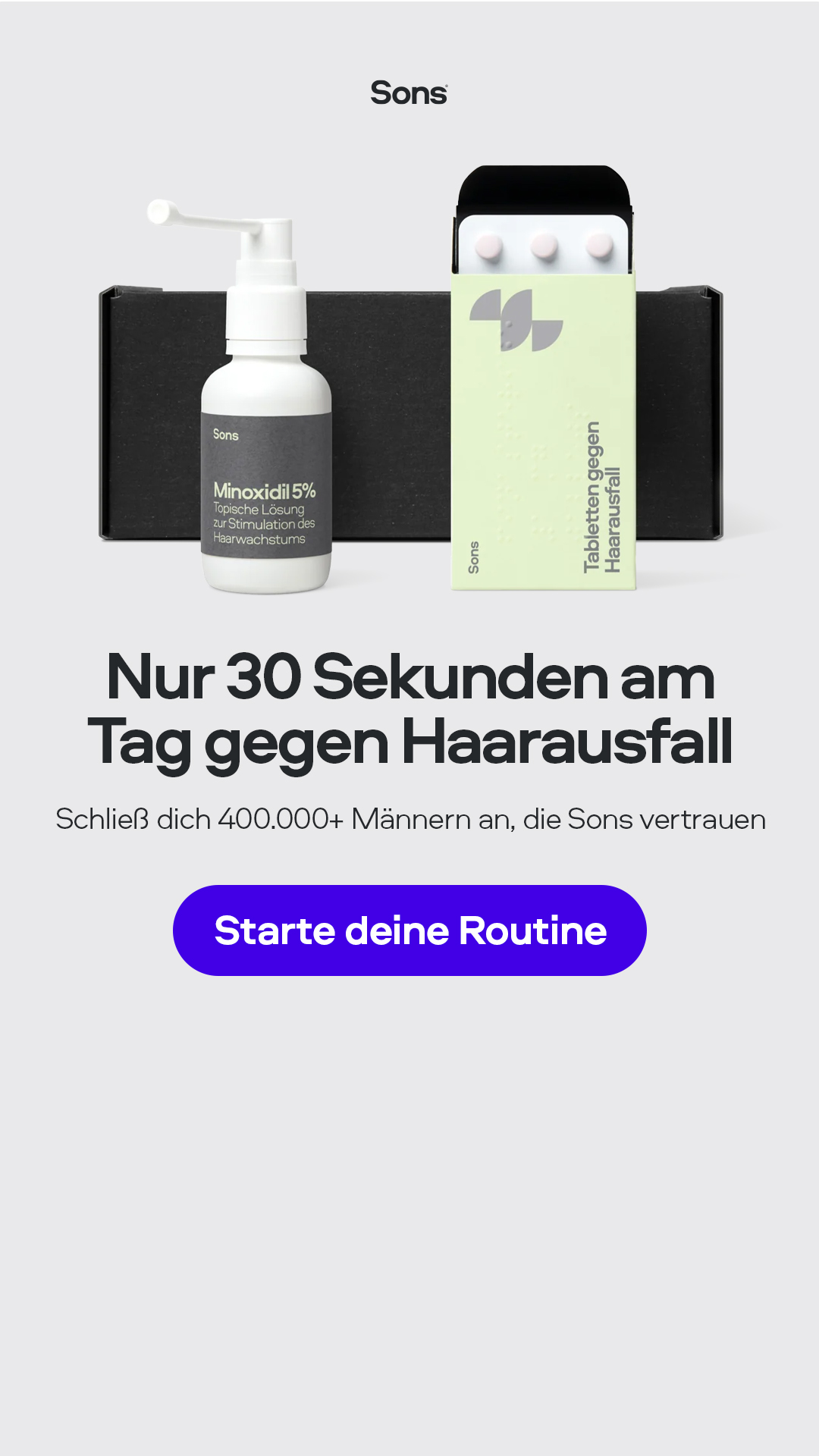 Sons Germany Facebook ad from May 7, 2026
