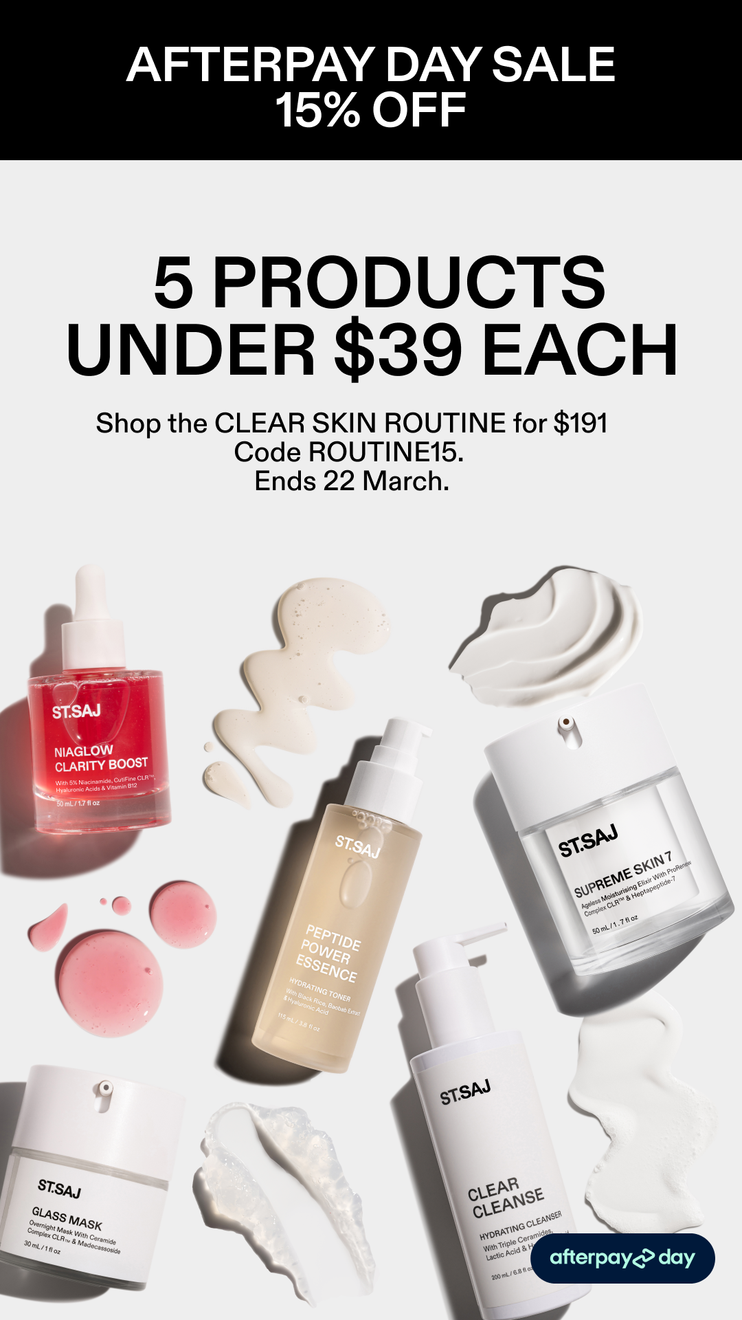 ST.SAJ SKIN Facebook ad