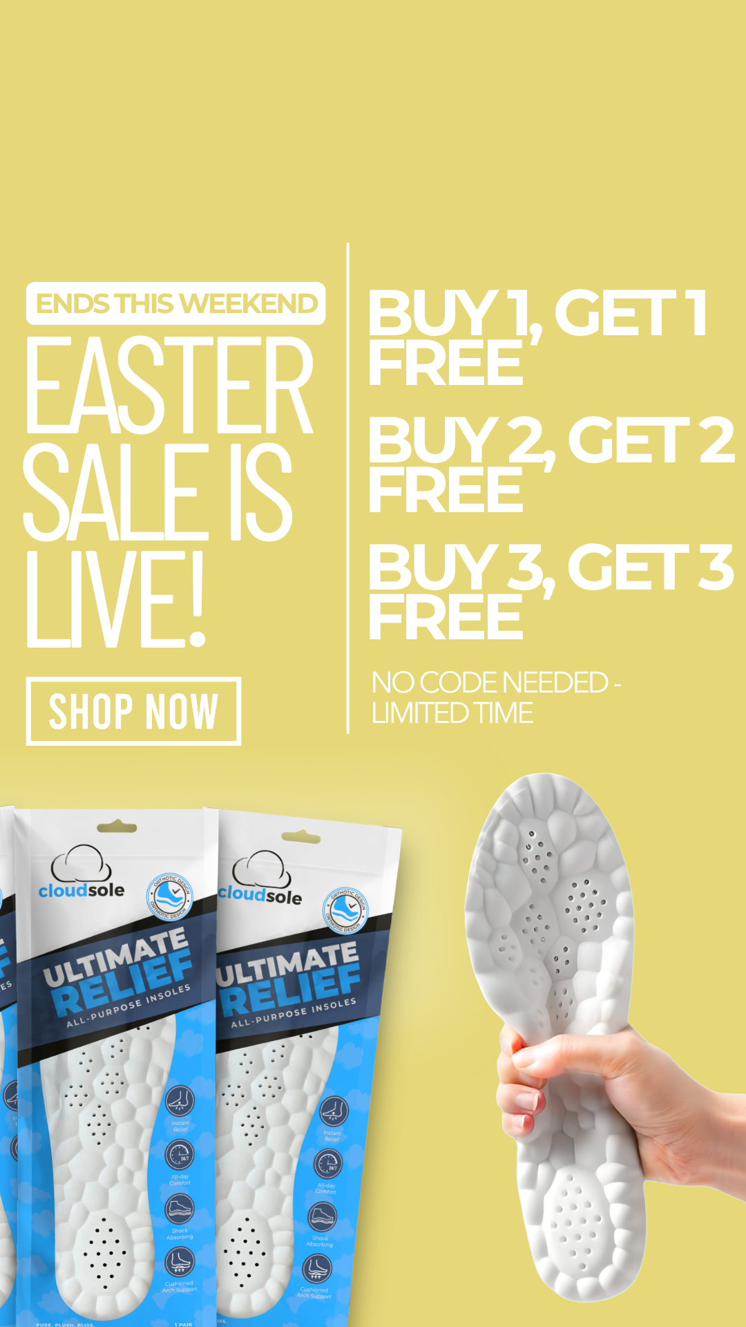 CloudSole Facebook ad