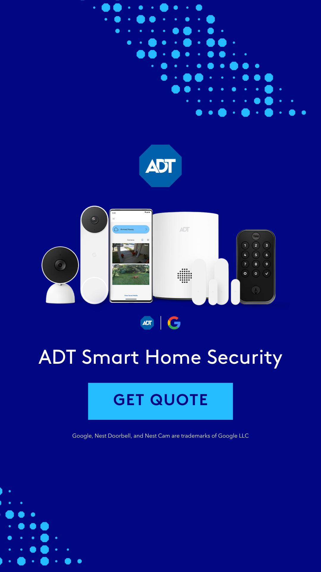 ADT - home security authorized provider Facebook ad: Professional Home Security System Installation Available…