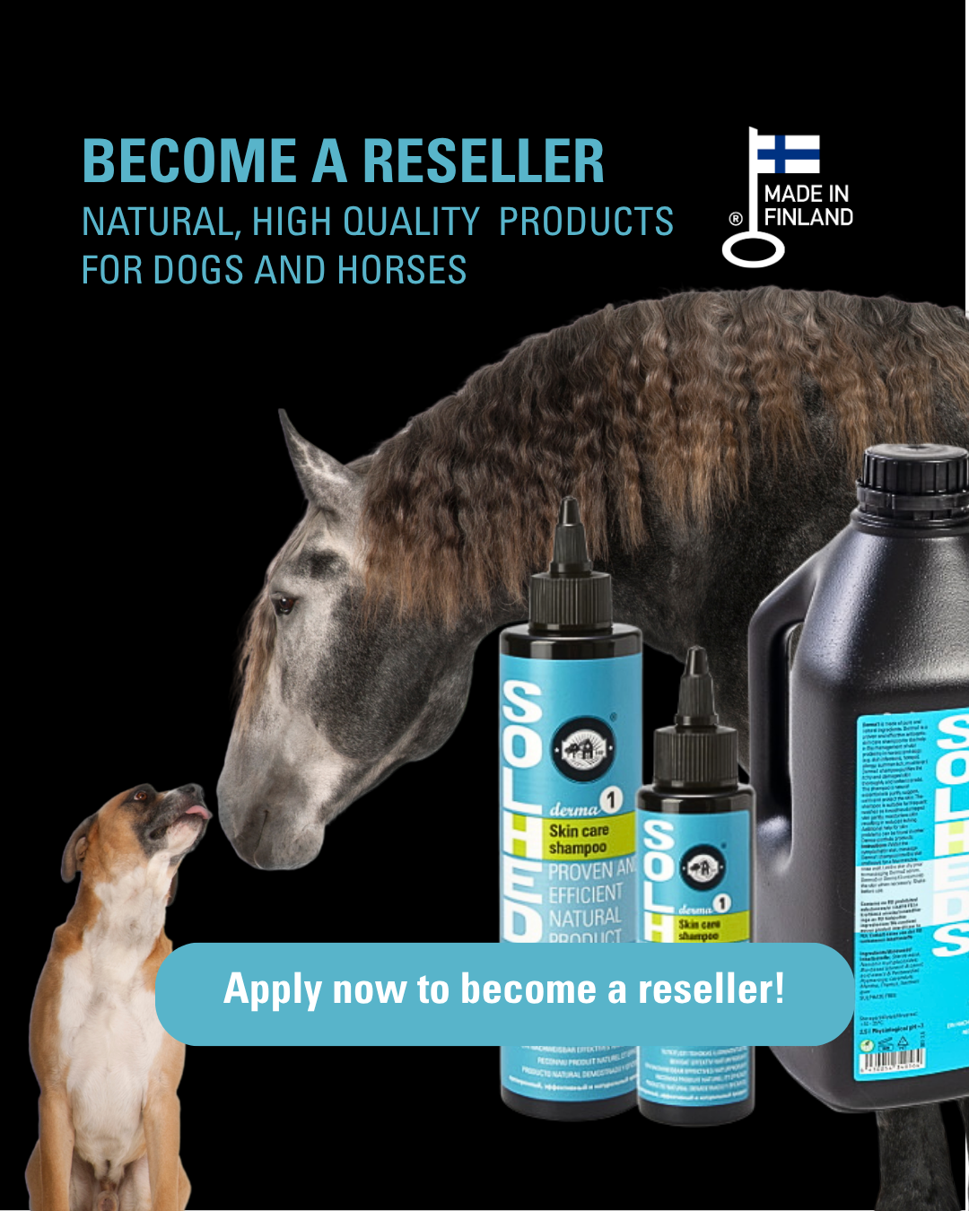 Solheds Facebook ad: Resellers wanted, applications now open!