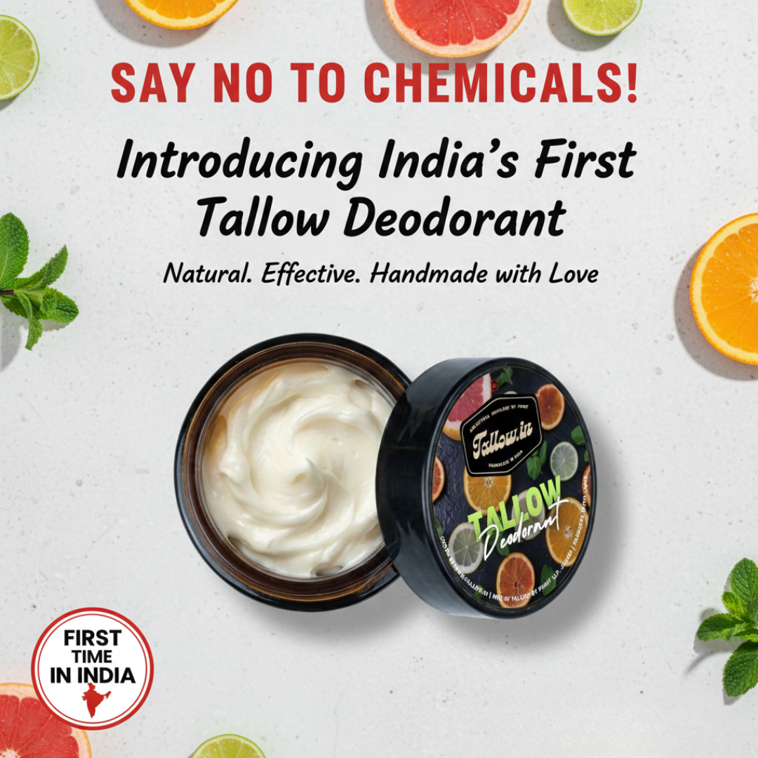 Tallow.in Facebook ad: India’s First Tallow Deodorant