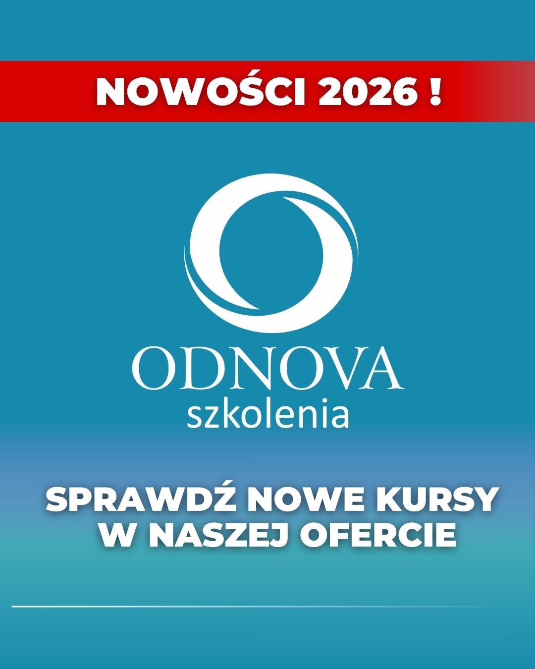 Odnova - Rehabilitacja i Szkolenia Facebook ad: W tym roku będzie się działo!