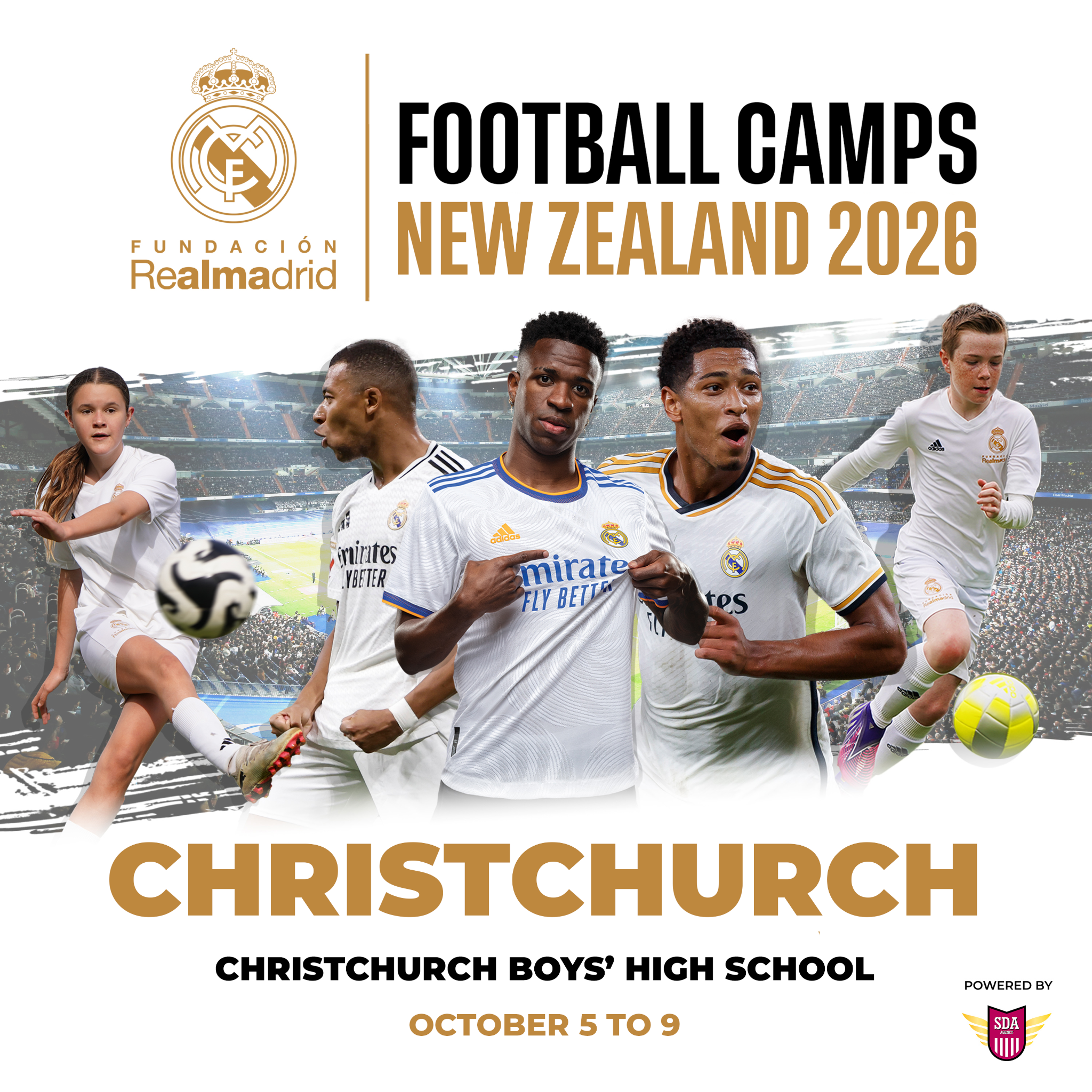 SDA Agency Facebook ad: Real Madrid Foundation - New Zealand Camps