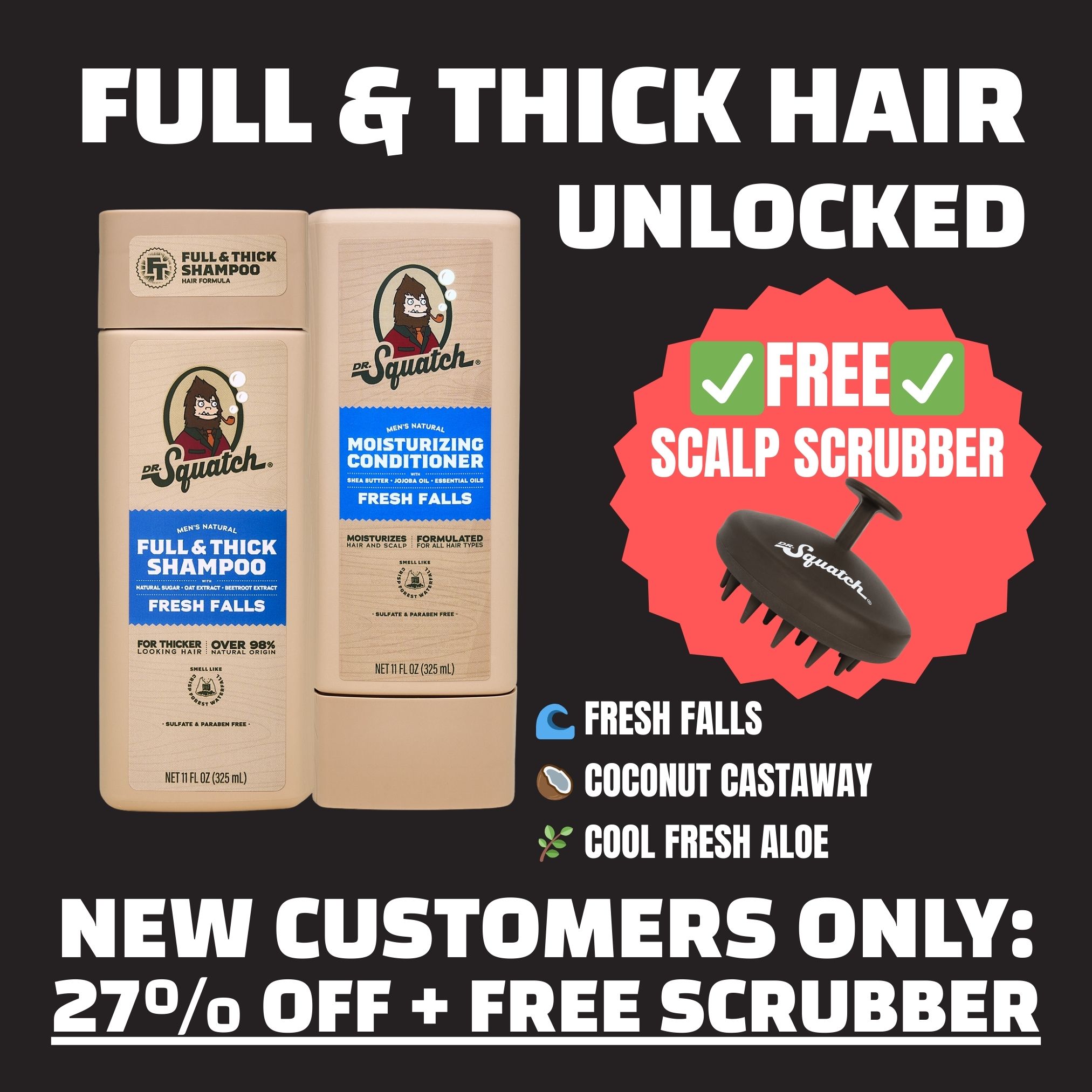 Dr. Squatch Facebook ad