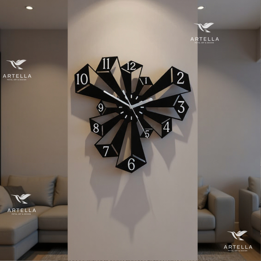 Artella Metal Art SLO Facebook ad: Takšnega še nisi videl! 3D kovinske ure, ki vsako steno…