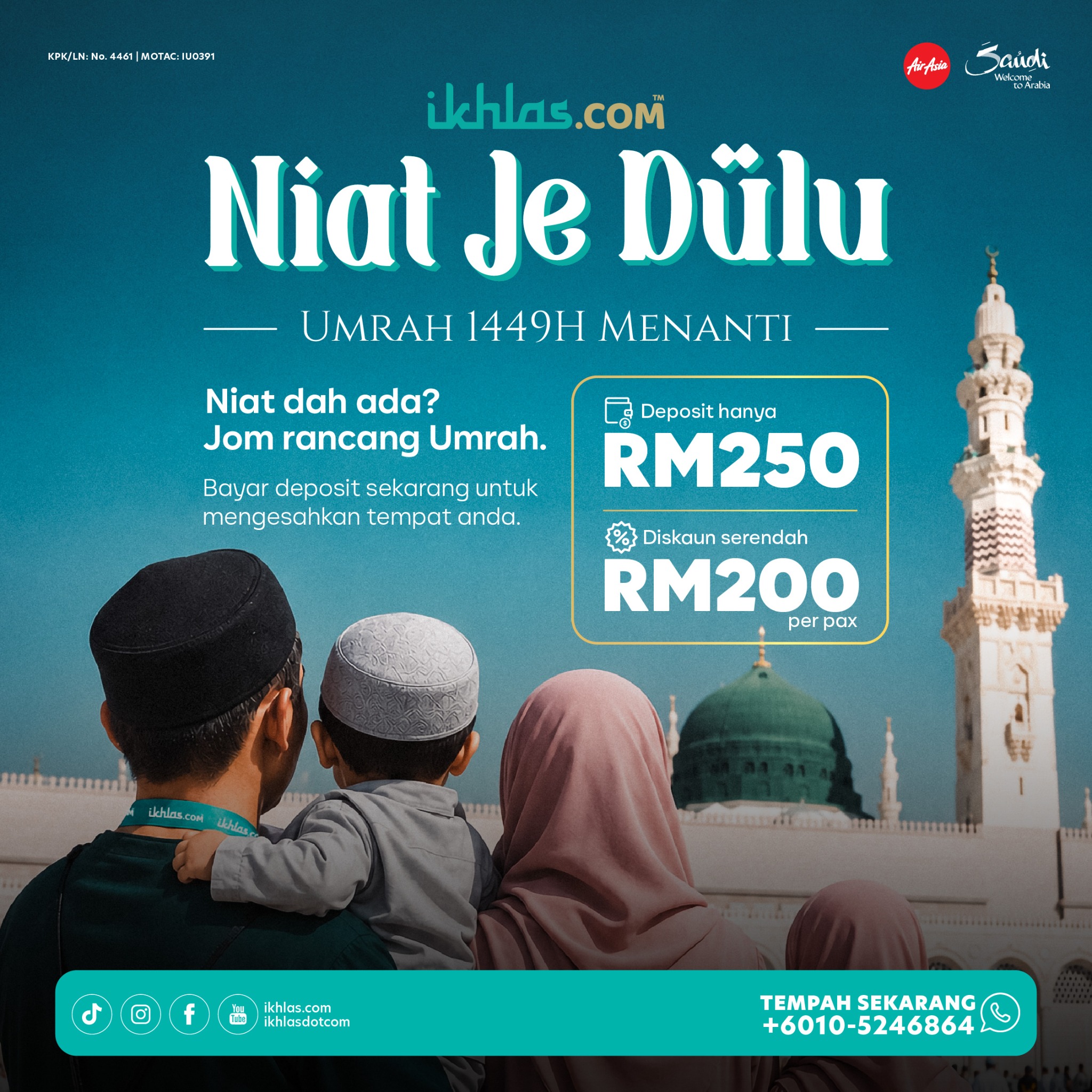 IKHLAS Facebook ad