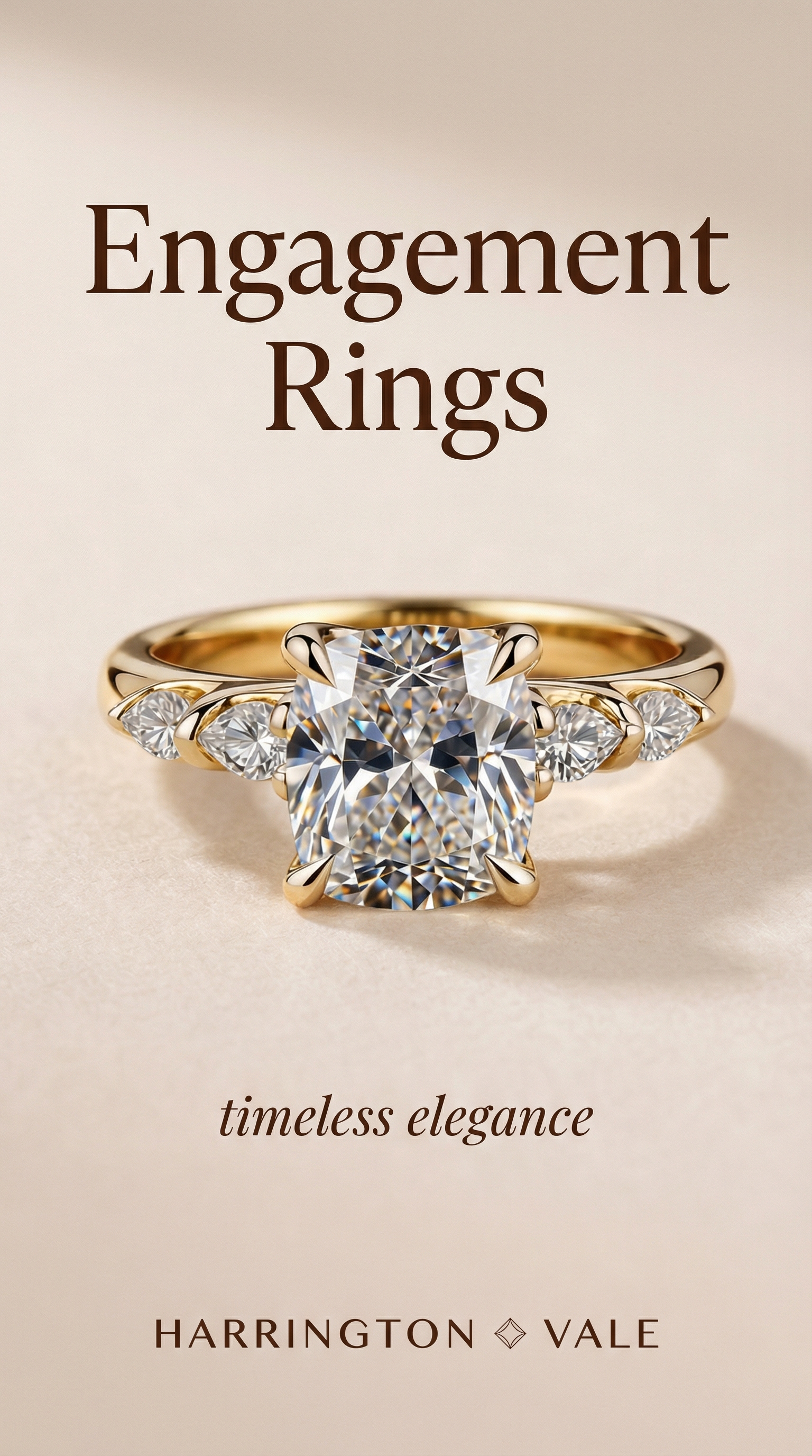 Harrington & Vale Facebook ad: Limited Edition Engagement Rings