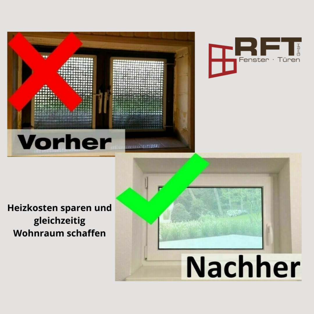 RFT GmbH Facebook ad: Neue Fenster jetzt ganz einfach vom Experten