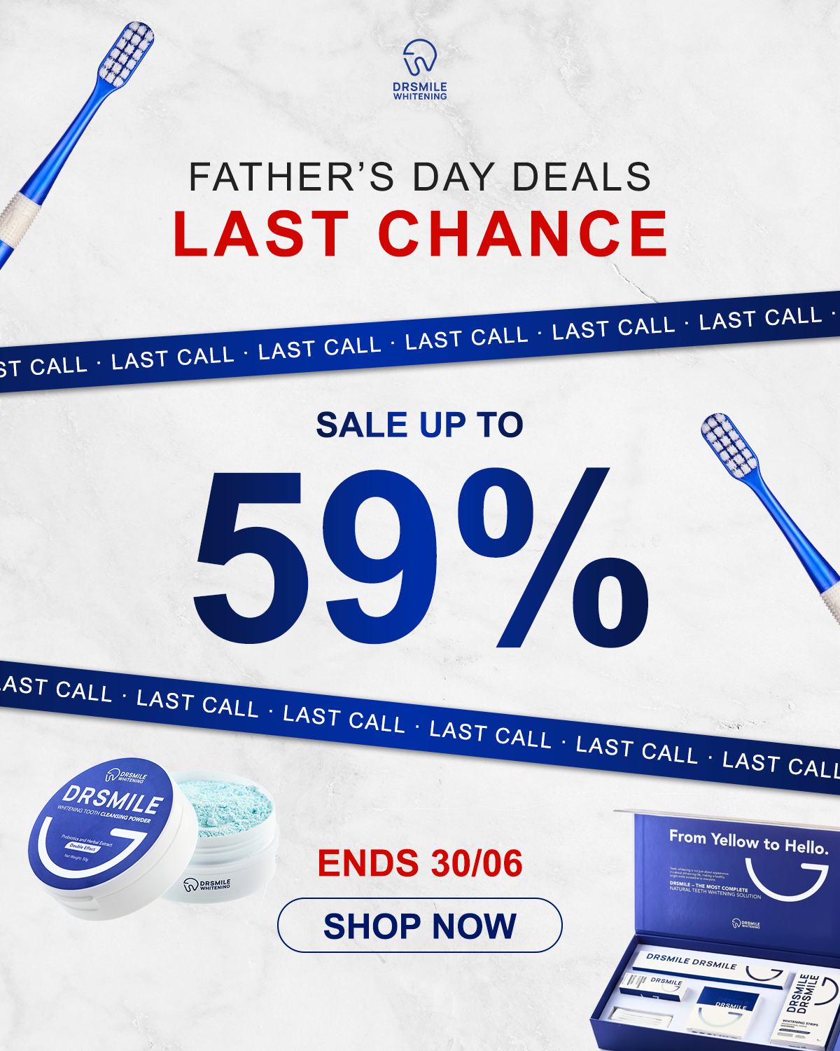 Dr Smile Whitening Solution Facebook ad