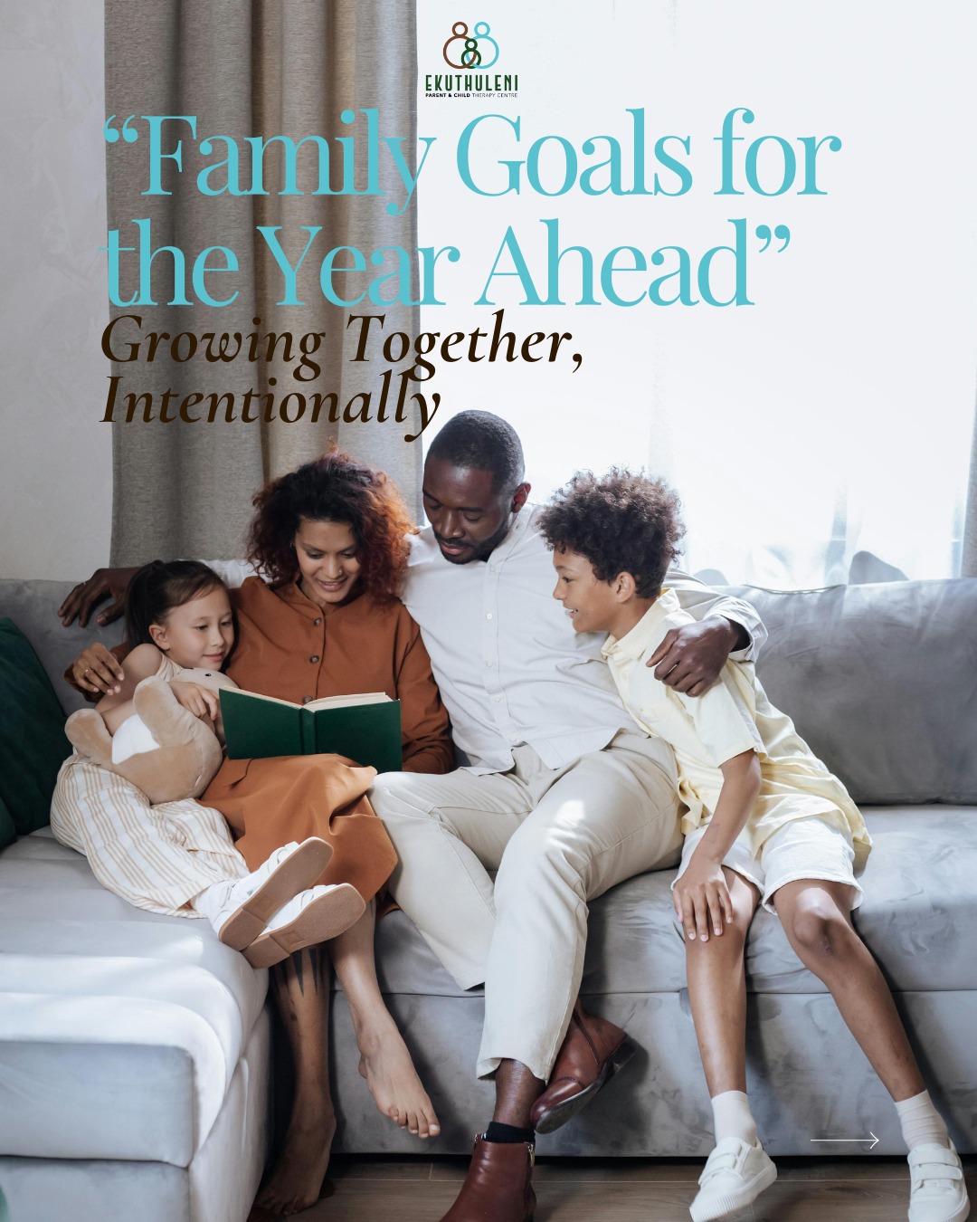 Ekuthuleni Parent and Child Therapy Centre Facebook ad: A new year is a great and powerful…