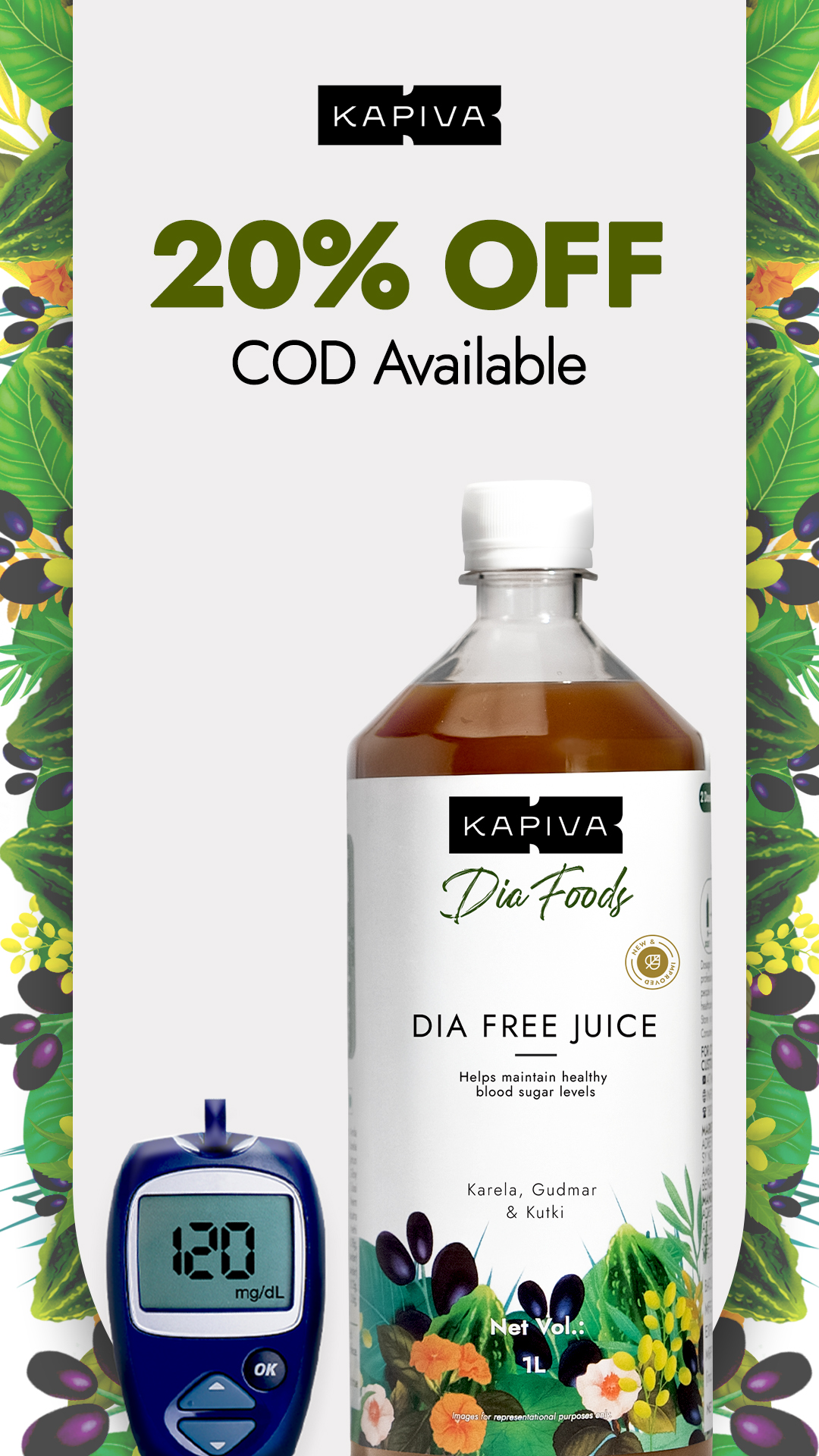 Chronic Health Solutions by Kapiva Facebook ad