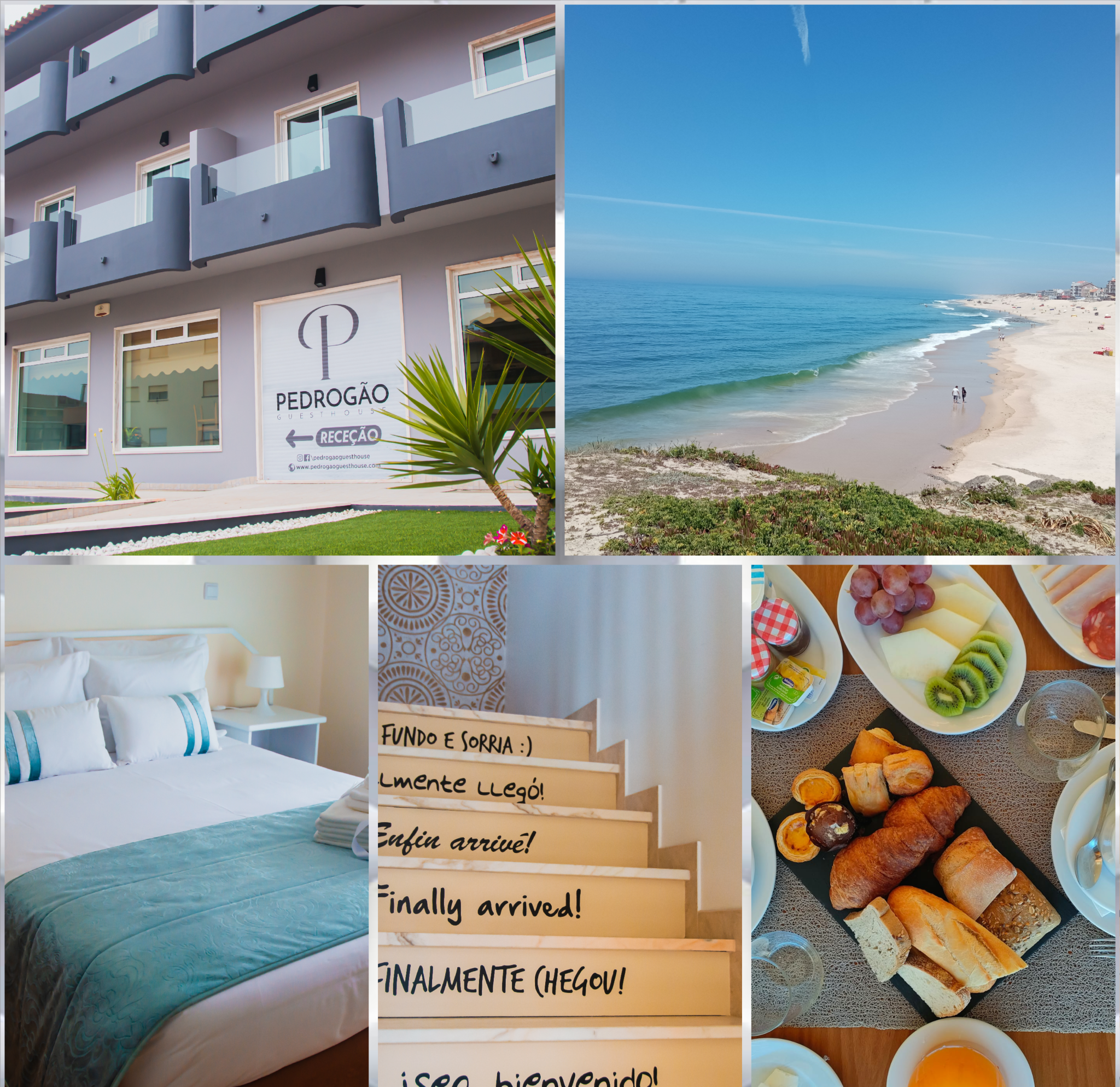 Pedrogão Guesthouse Facebook ad: Visite-nos na Praia de Pedrogão, Leiria!