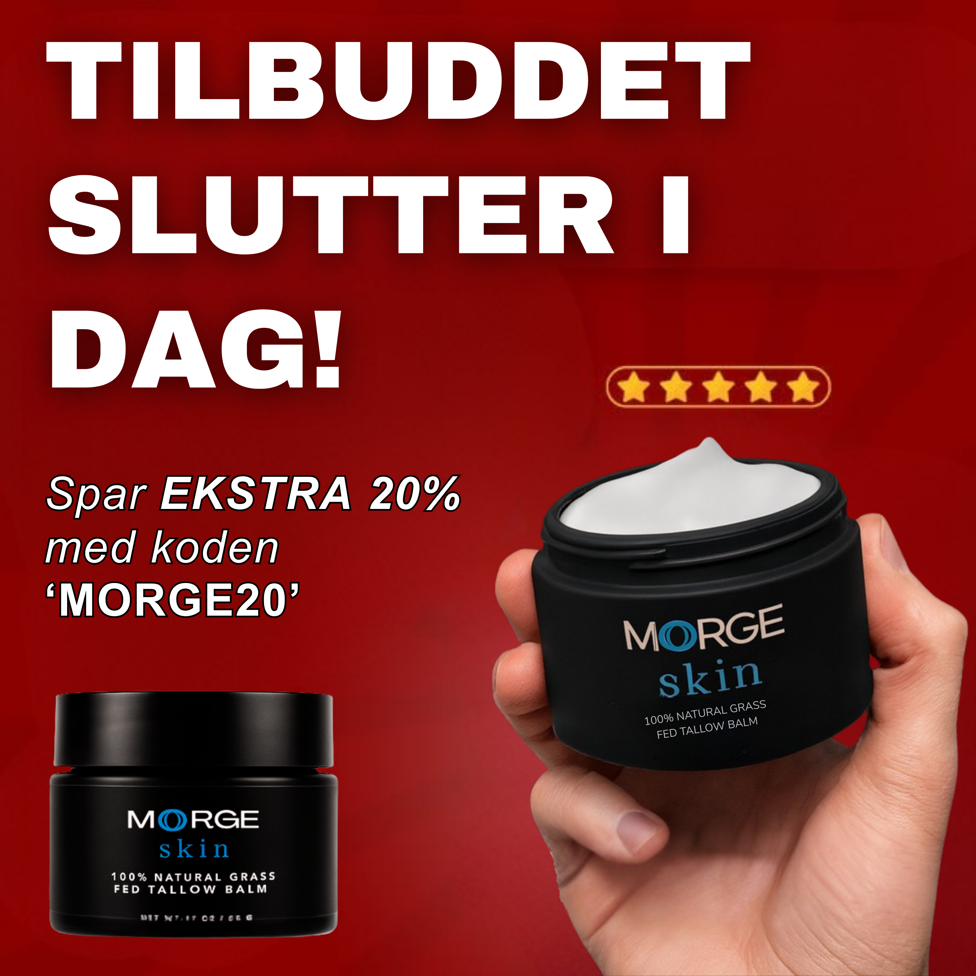Morge Facebook ad: Stærkere, mere attraktiv hud