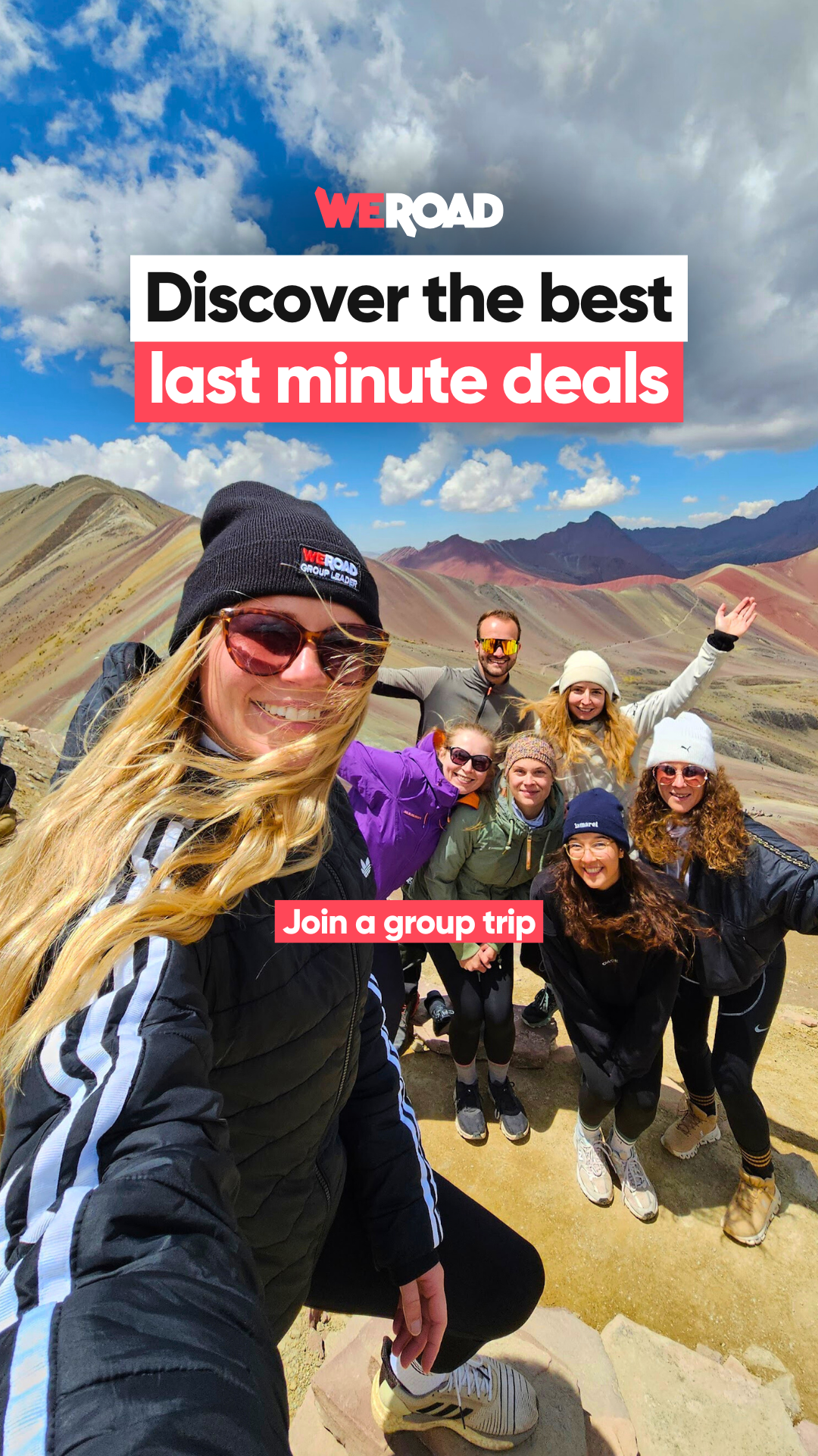 WeRoad Travel Facebook ad
