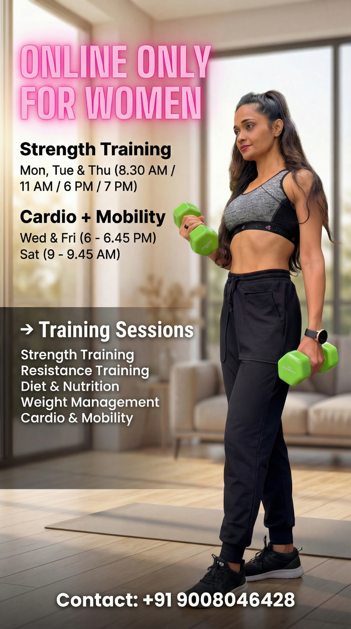 FitU Facebook ad: Live Strength & Mobility Training | Women Only