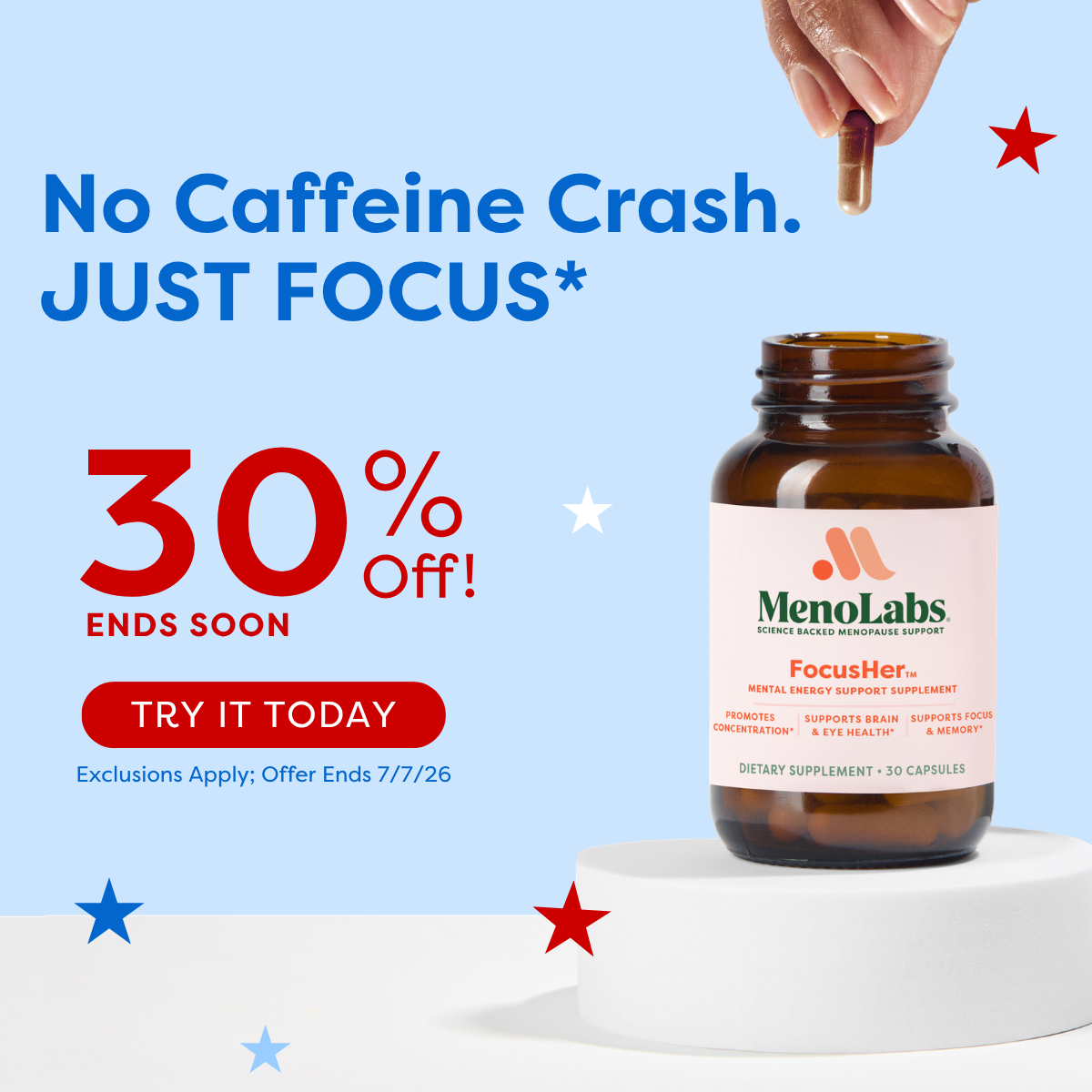 MenoLabs Facebook ad