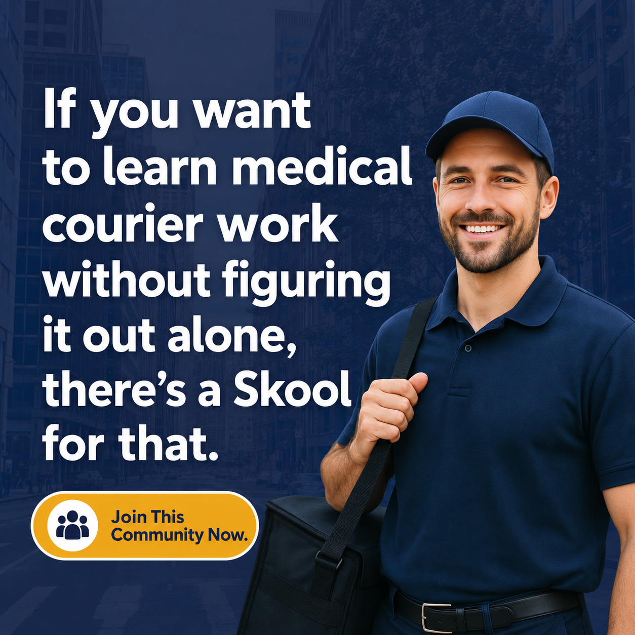 Skool Facebook ad