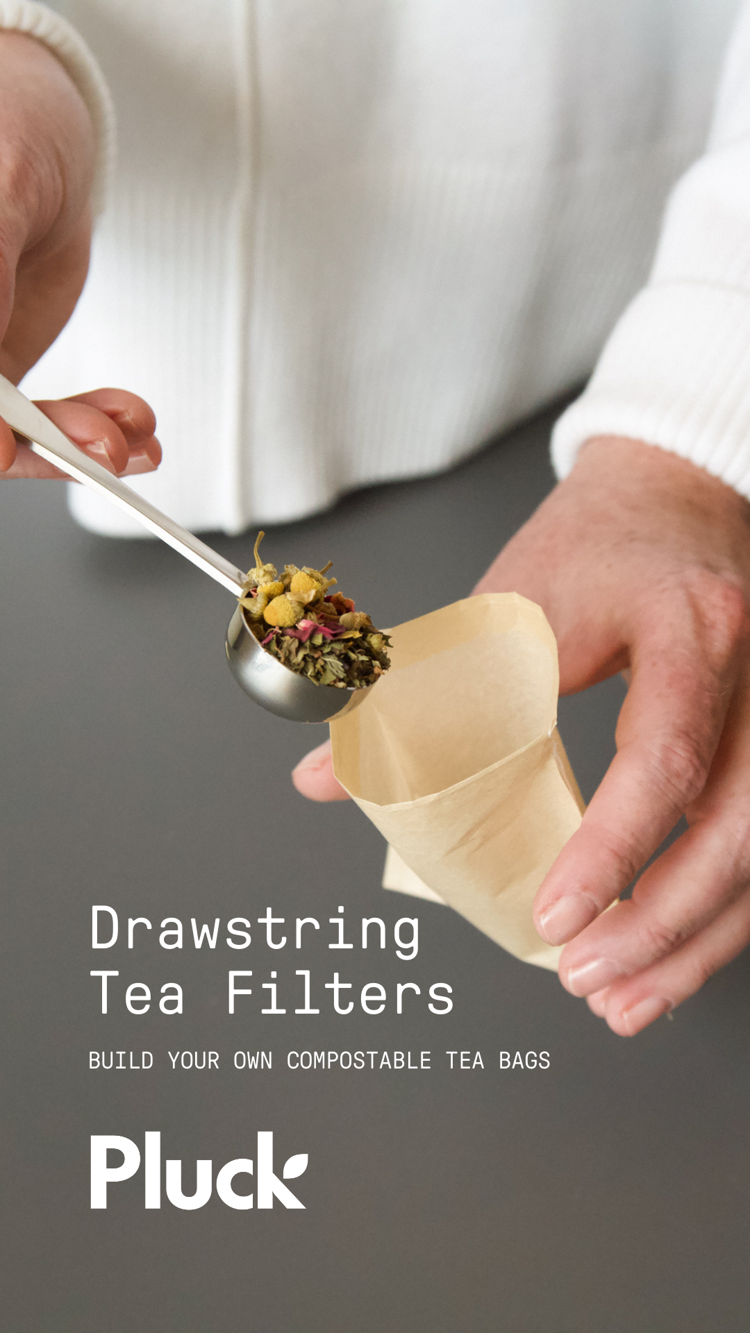 Pluck Tea Facebook ad from Feb 13, 2026