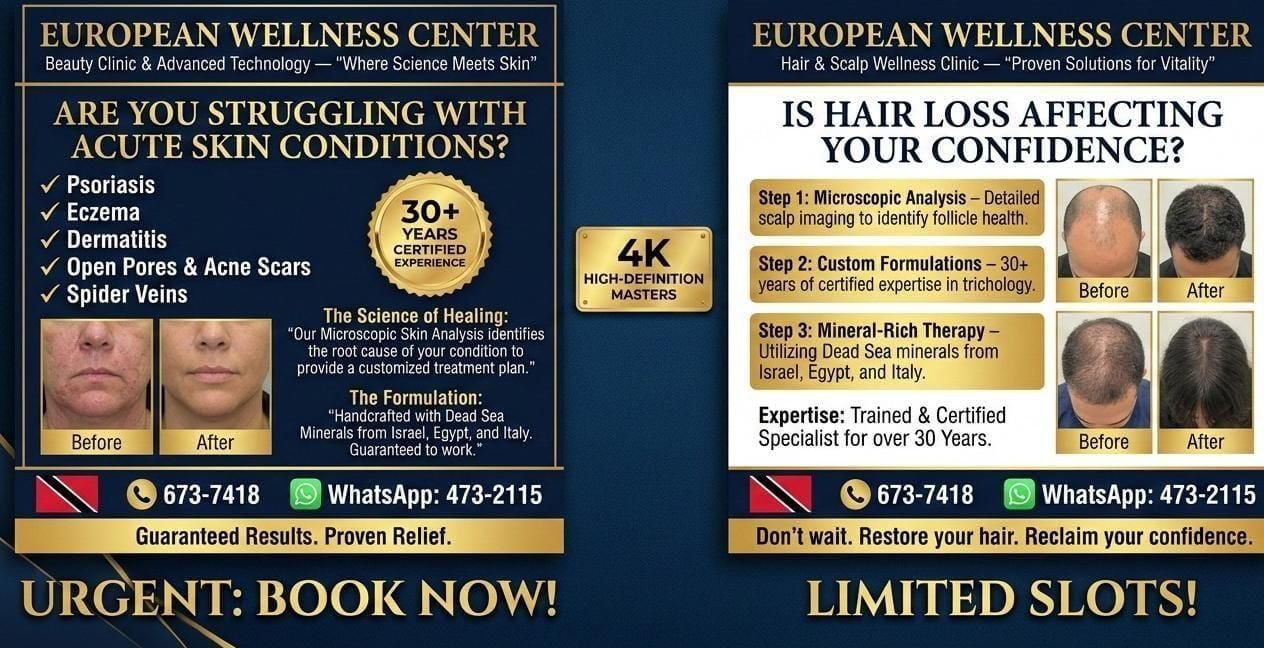 European Day Spa Beauty Clinic & Wellness Center Facebook ad: 10 YEARS OF STRUGGLE ENDS TODAY