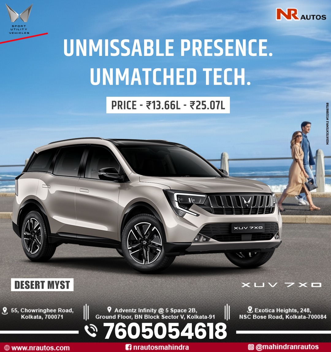 Mahindra NR Autos Facebook ad: Experience the perfect blend of bold design, next-gen…
