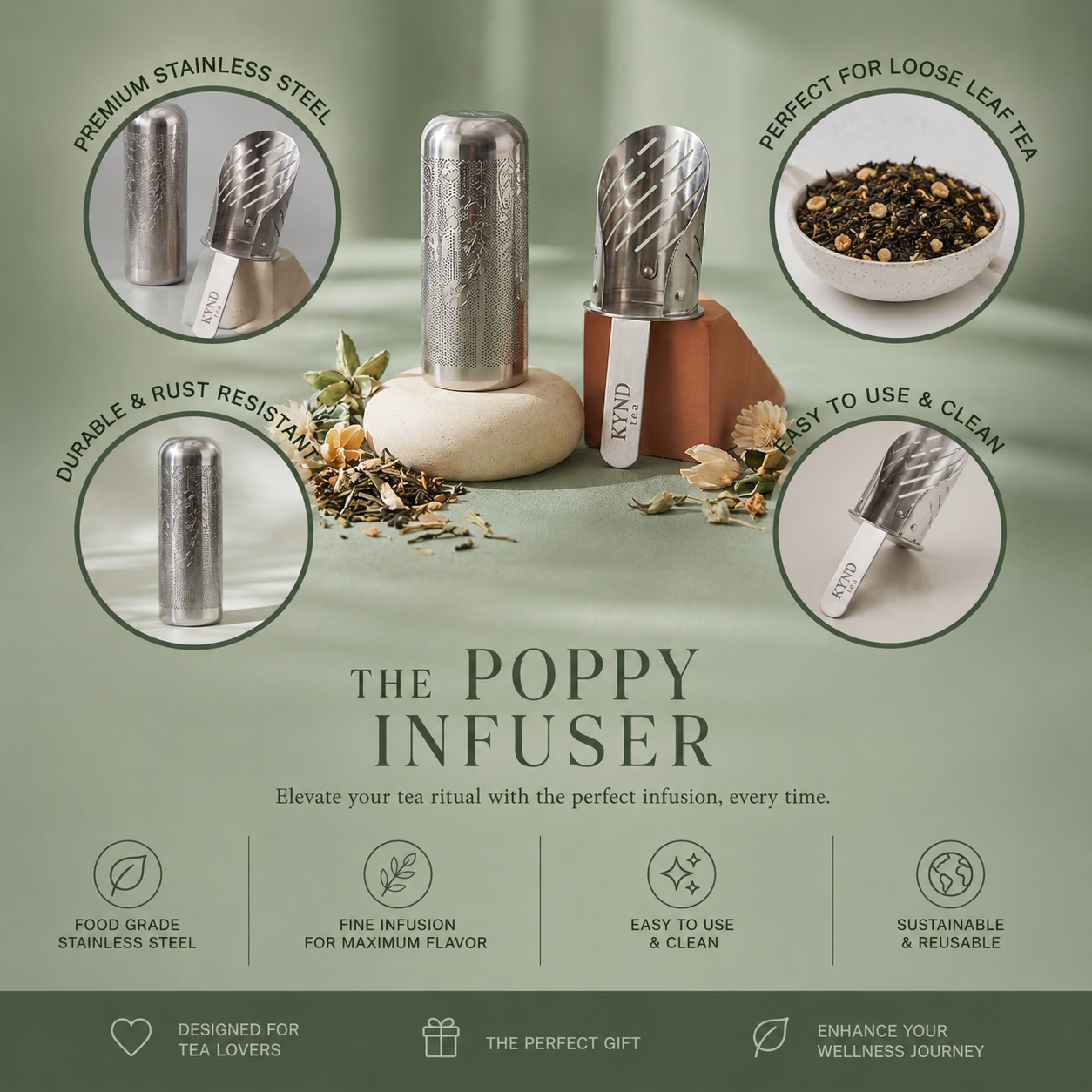 Kynd Tea Facebook ad: The Last Tea Infuser You'll Buy
