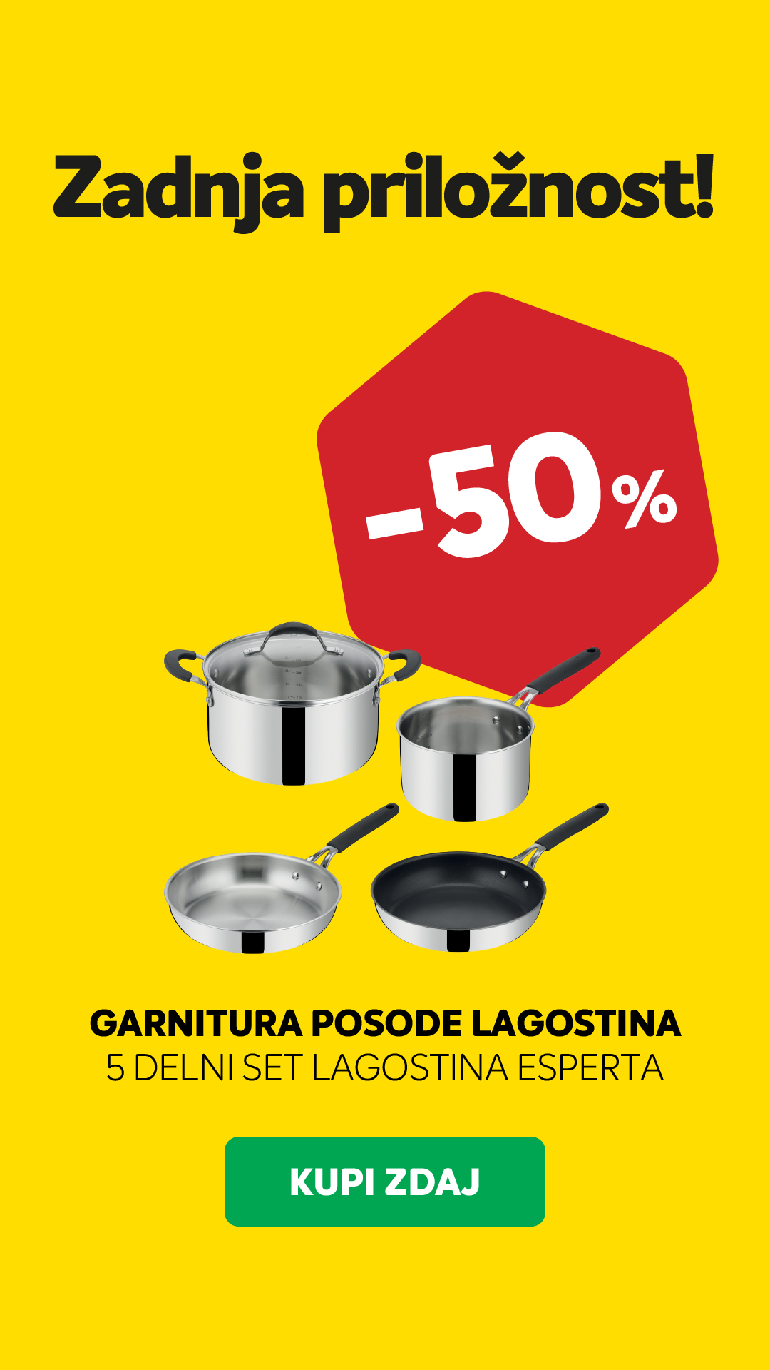 Merkur Facebook ad: Izjemno sezonsko znižanje, zadnji kosi