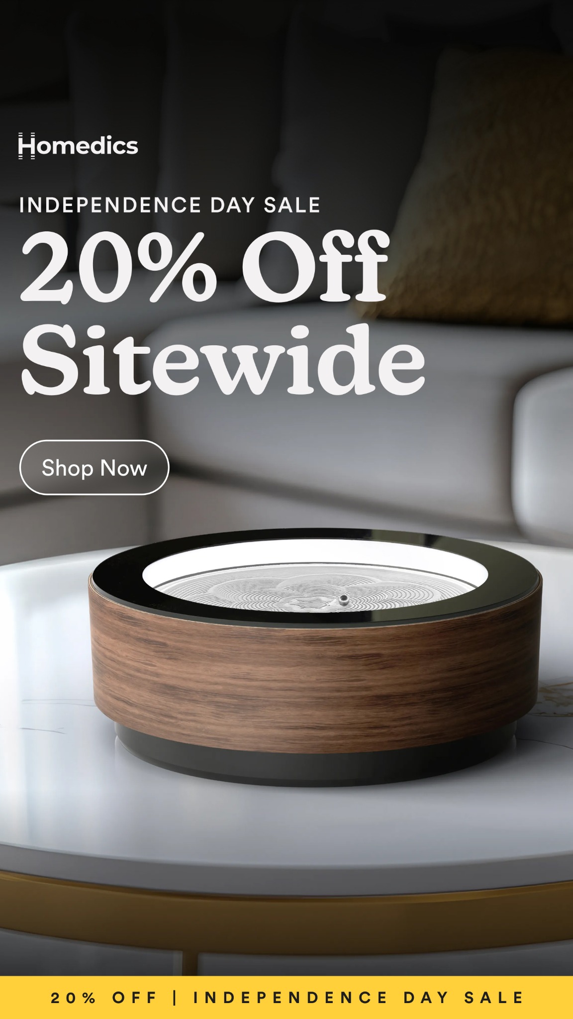 Homedics Facebook ad