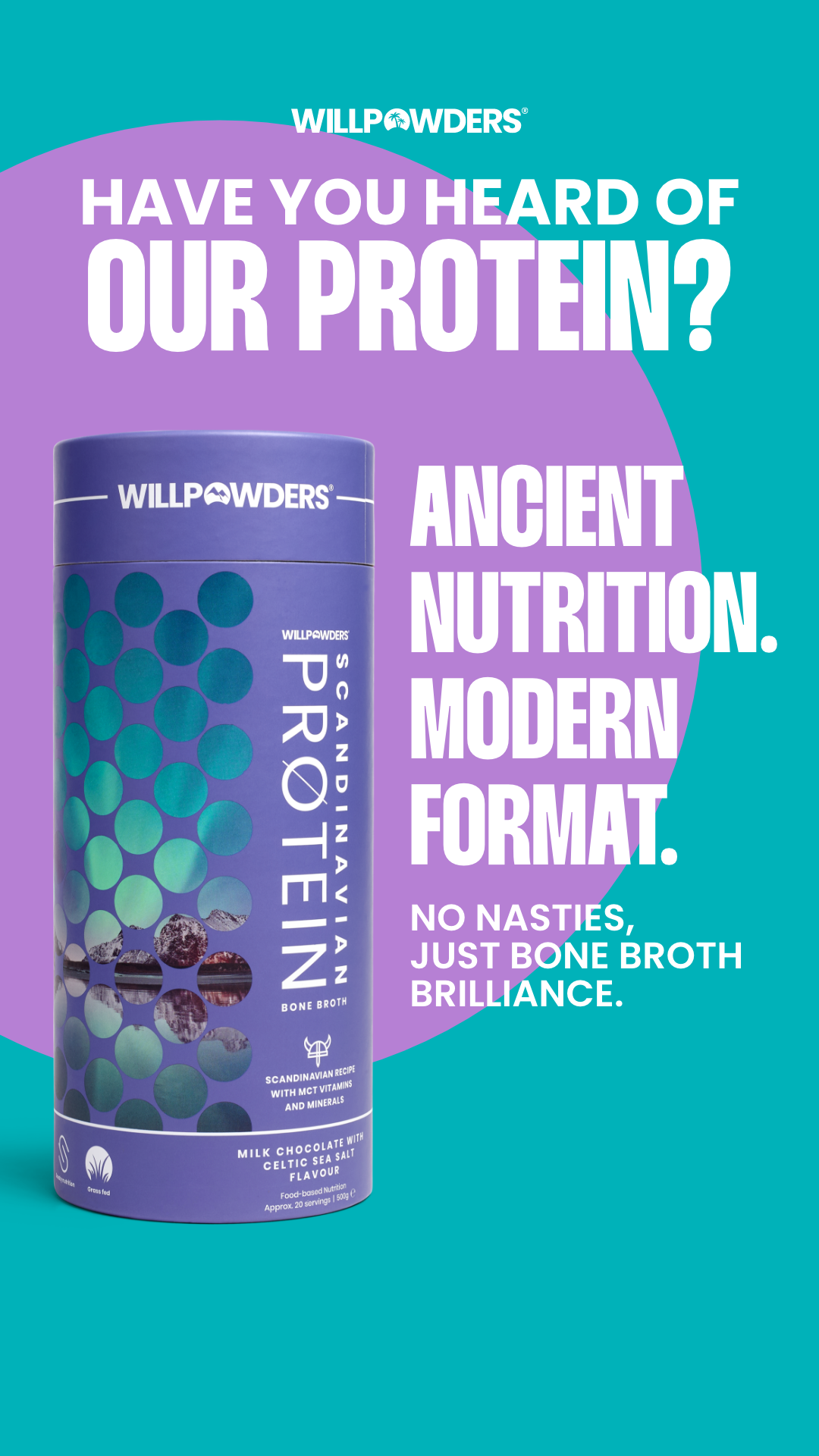 Will Powders Health Facebook ad