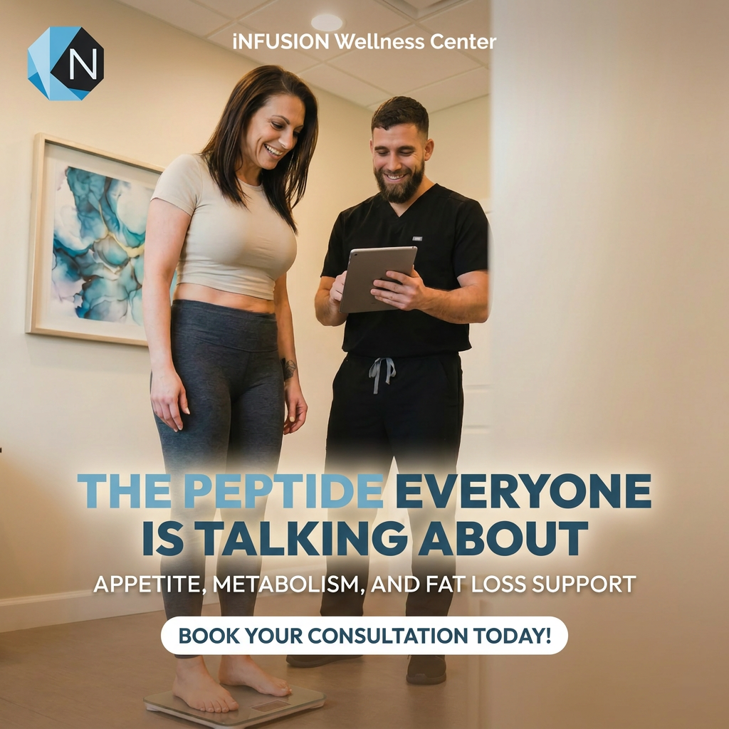 Infusion Wellness Center Facebook ad: A New Approach to Weight Loss