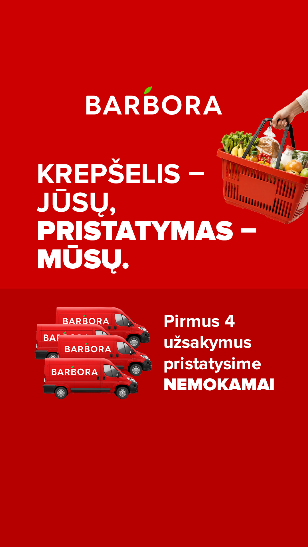 BARBORA.LT Facebook ad