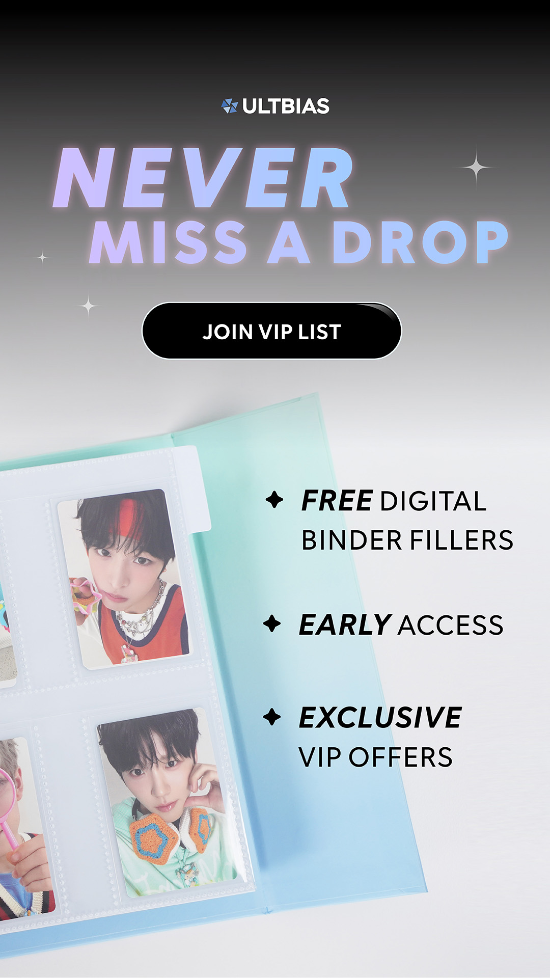 Ultbias Facebook ad: VIP Perks You Won't Find Elsewhere