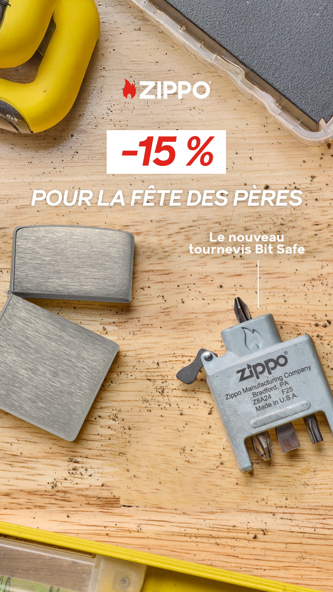 Zippo Europe Facebook ad
