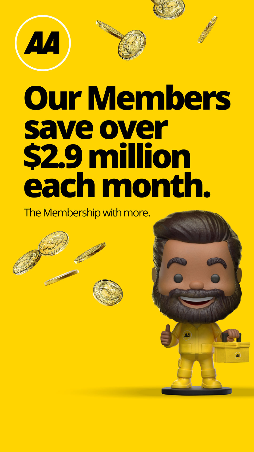 AA New Zealand Facebook ad