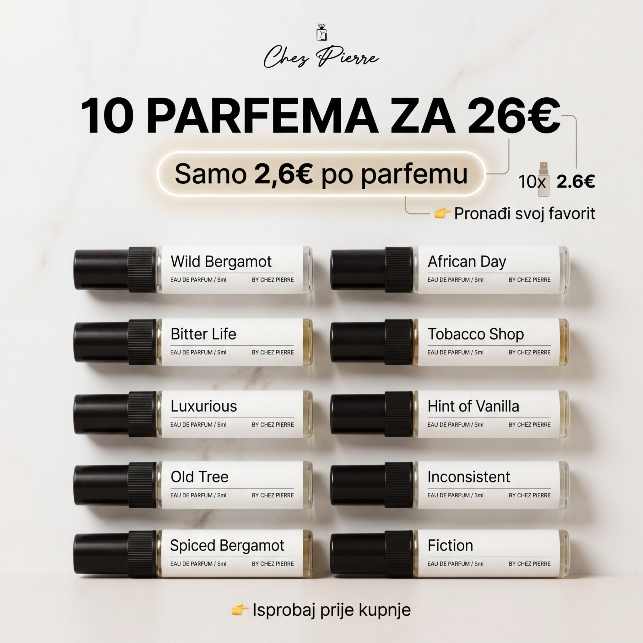 Chez Pierre Hrvatska Facebook ad