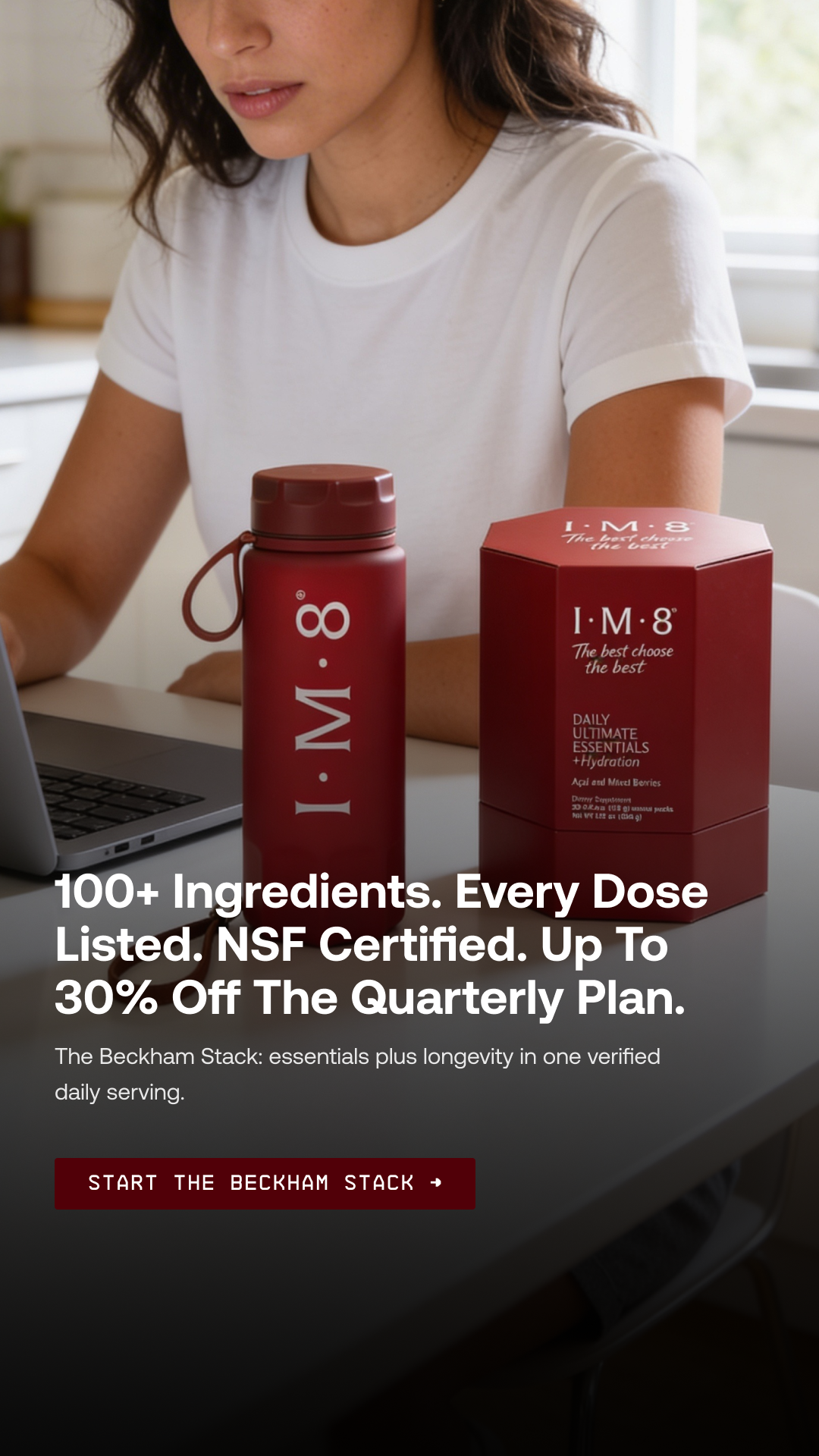 IM8 Facebook ad: Built For People Like You.