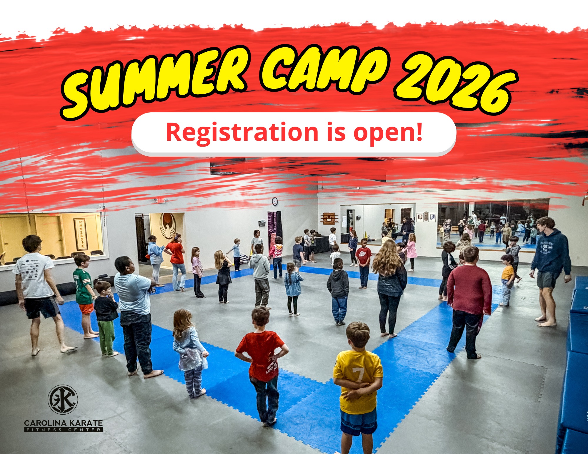 Carolina Karate & Fitness Center Facebook ad: 2026 Karate Summer Camp!