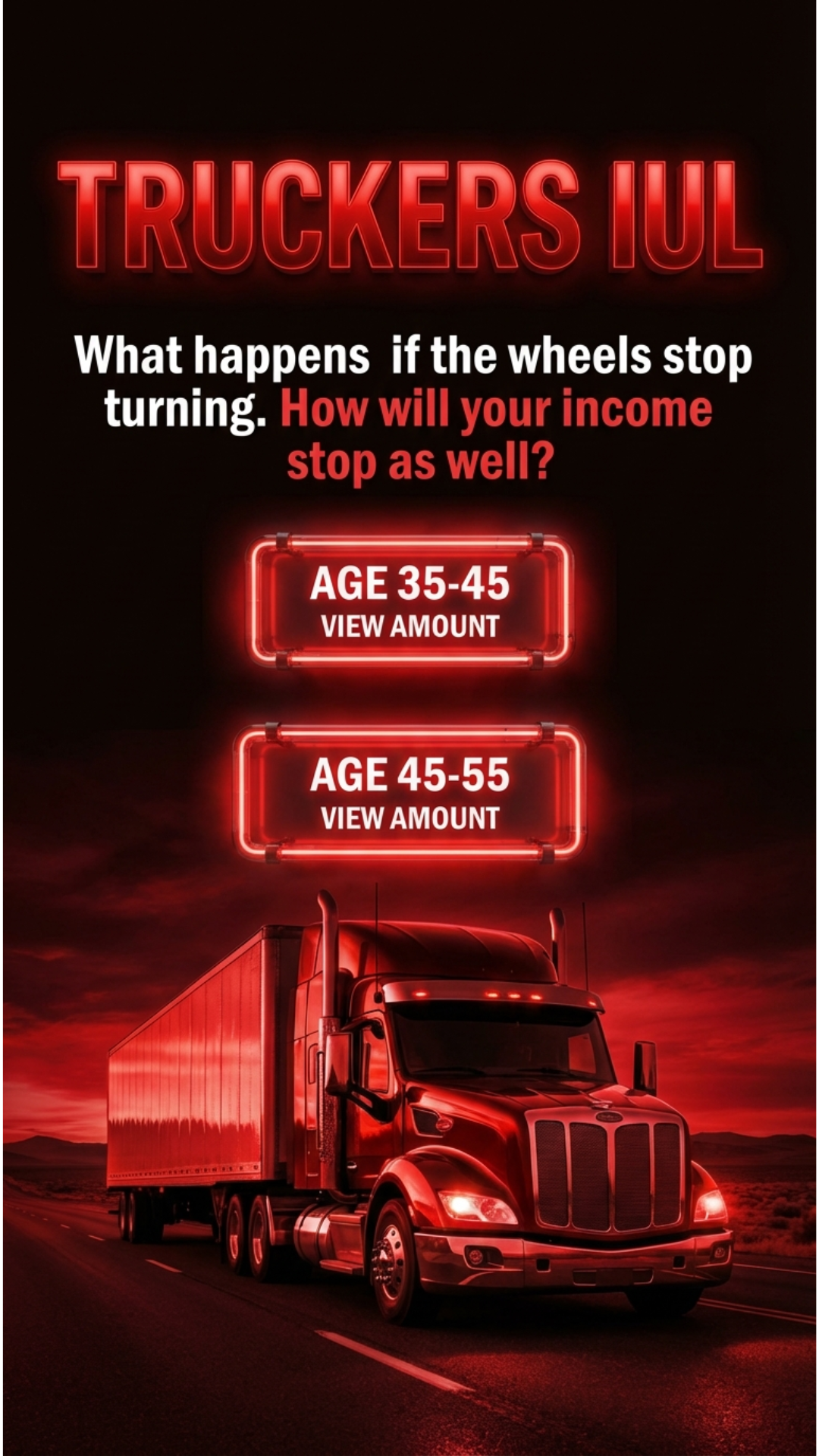 My Affordable Trucker Insurance Facebook ad